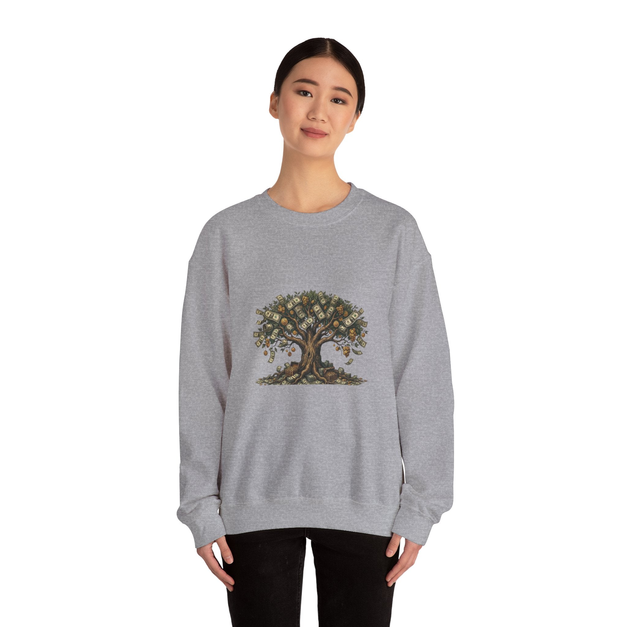 Tree of Life Sweatshirt — Nature-Inspired Crewneck for Earth Lovers