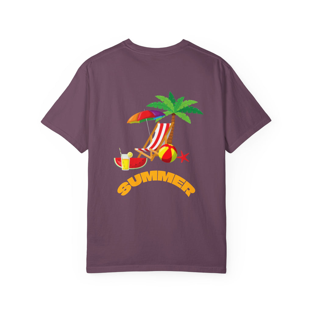 DJ Watermelon T-Shirt — Cute Summer Fruit Graphic Tee with Headphones and summer text