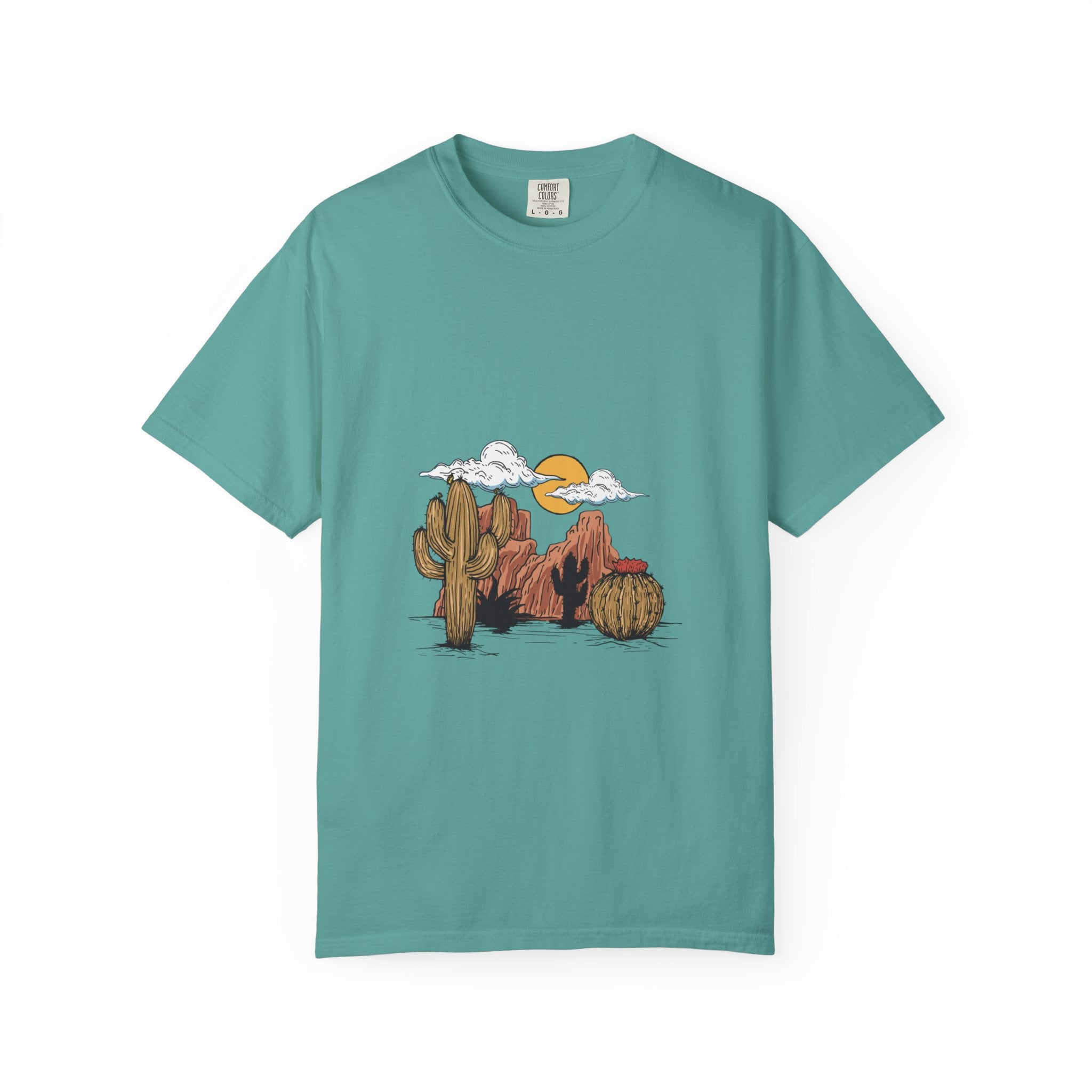 Desert Sunset Tee – Cactus & Mesa Graphic T-Shirt