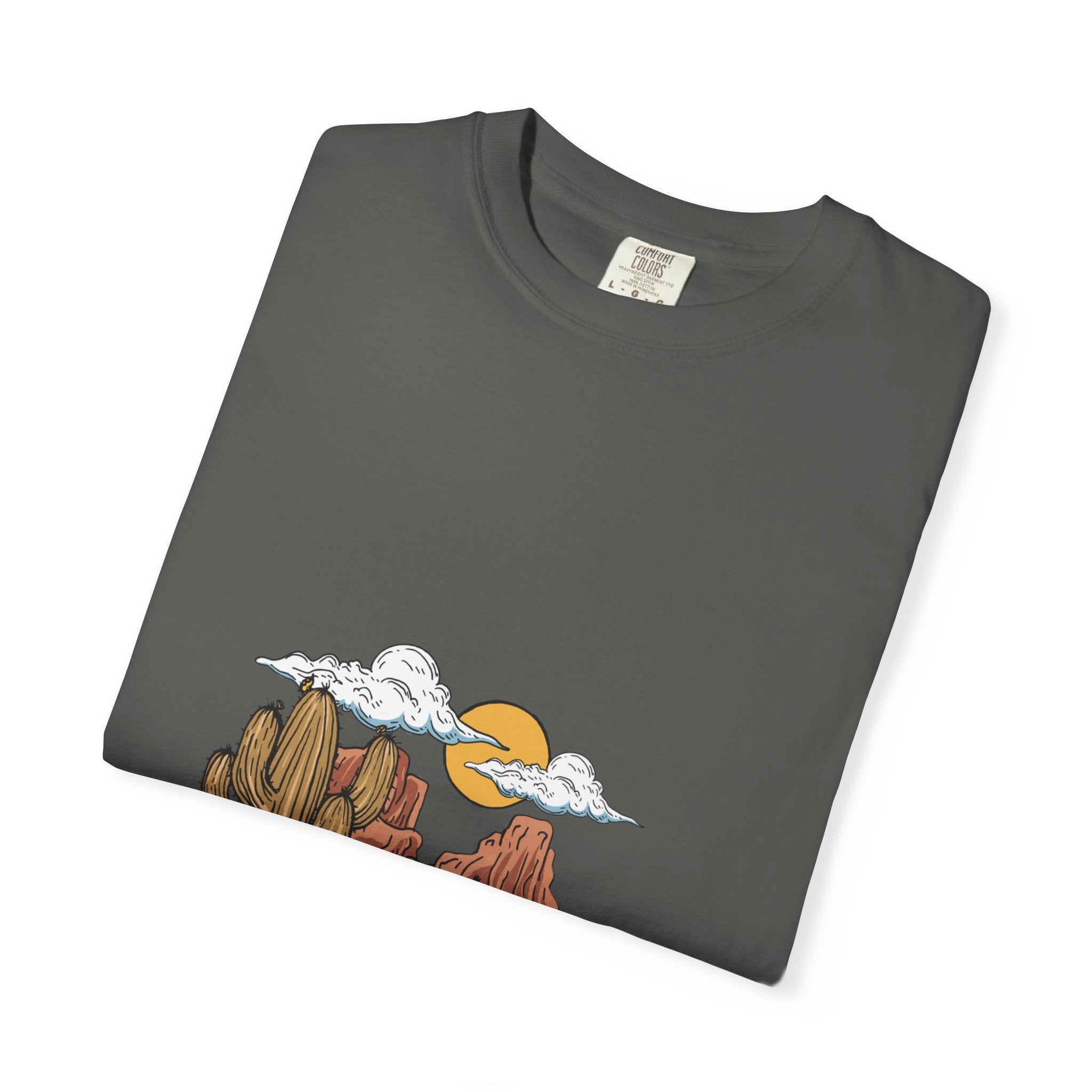 Desert Sunset Tee – Cactus & Mesa Graphic T-Shirt
