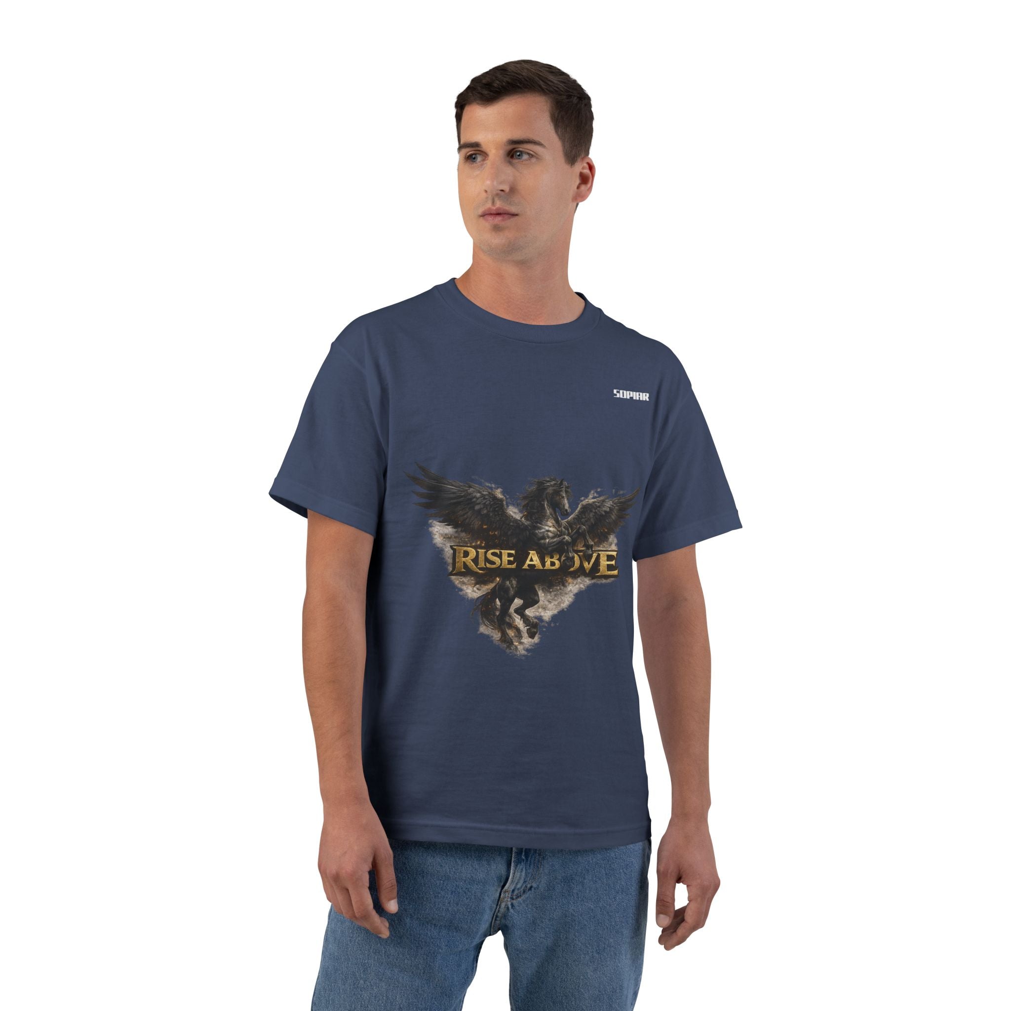 T-Shirt - Rise Above flying horse Graphic Tee