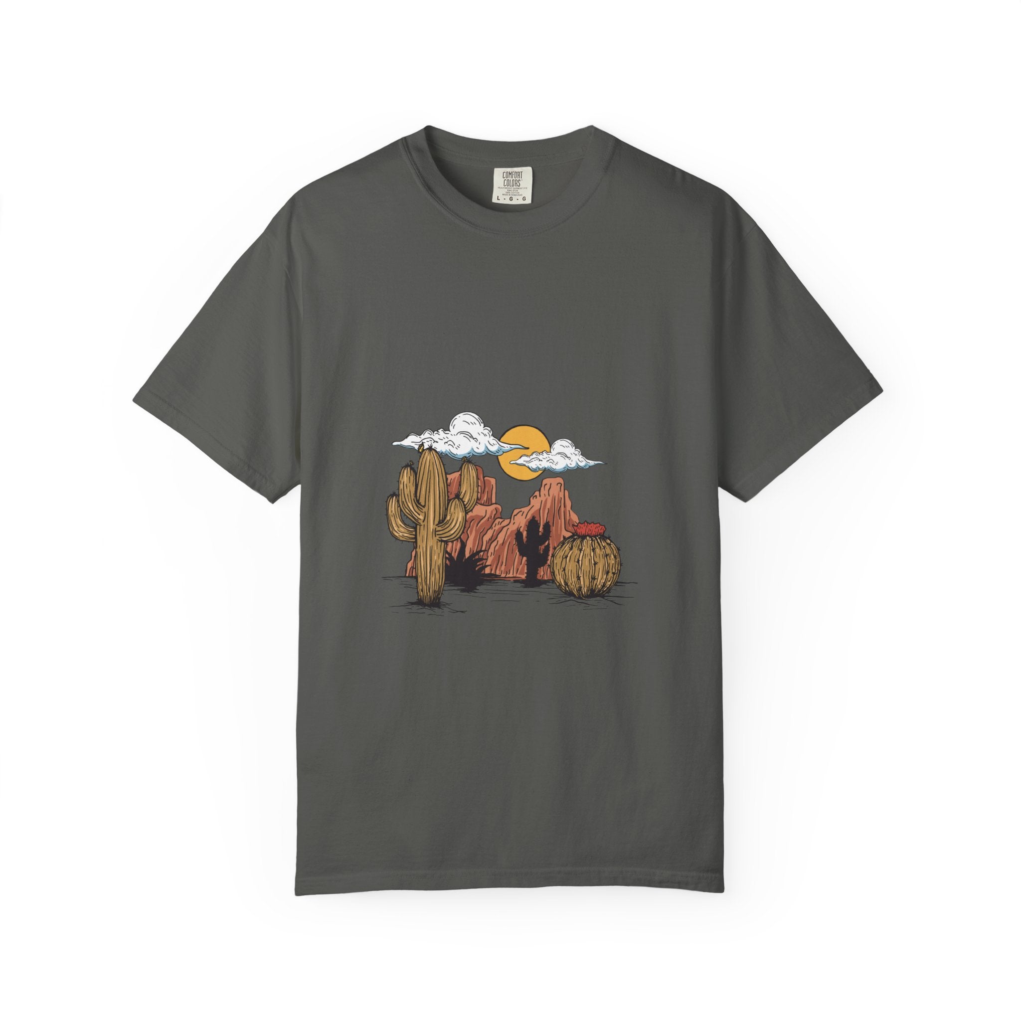 Desert Sunset Tee – Cactus & Mesa Graphic T-Shirt