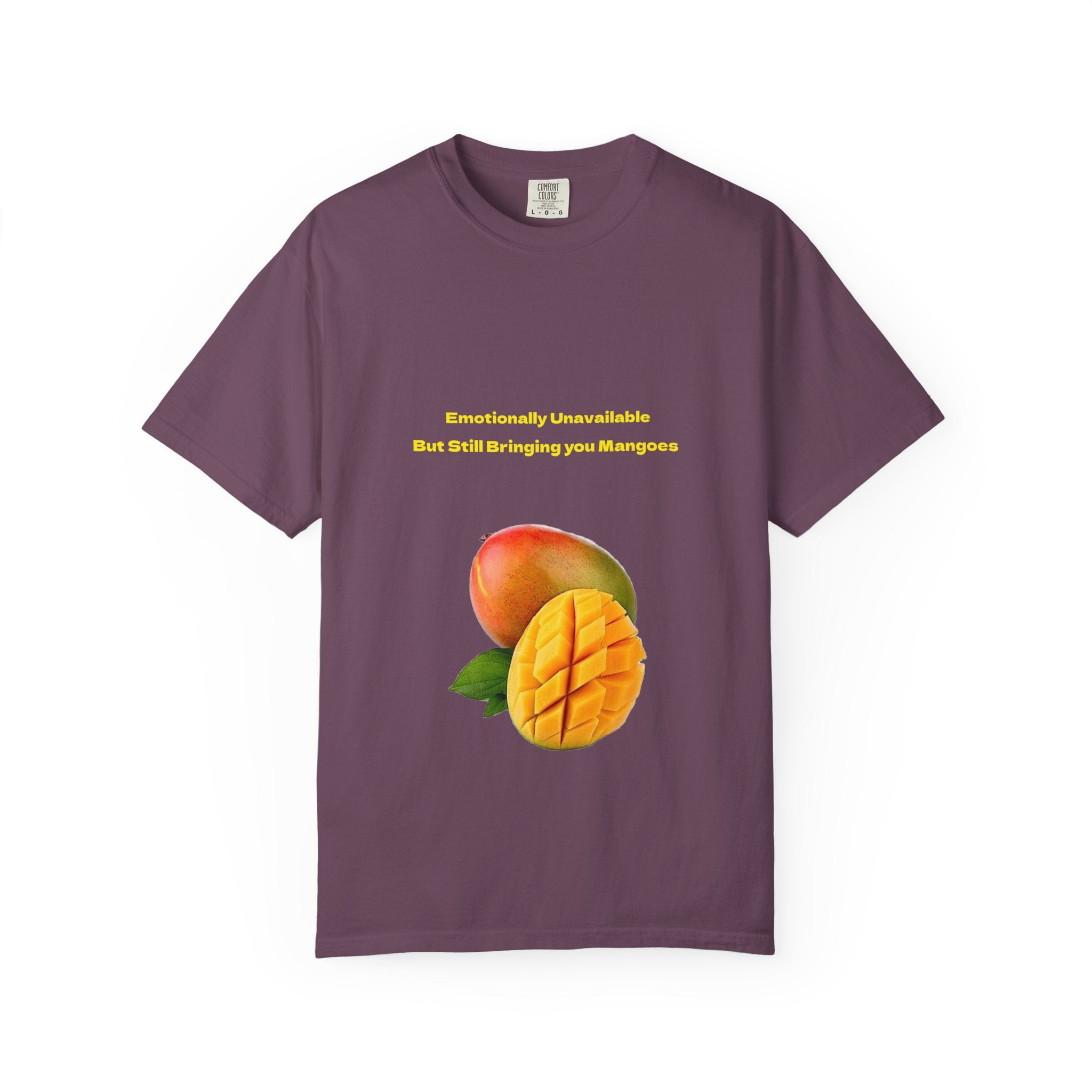 Mango Fruit Graphic T-Shirt — Tropical Sliced Mango Tee