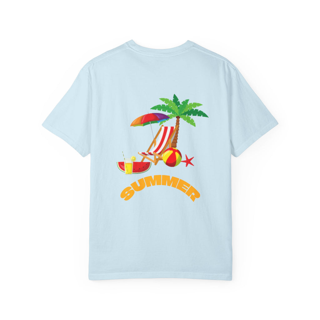 DJ Watermelon T-Shirt — Cute Summer Fruit Graphic Tee with Headphones and summer text