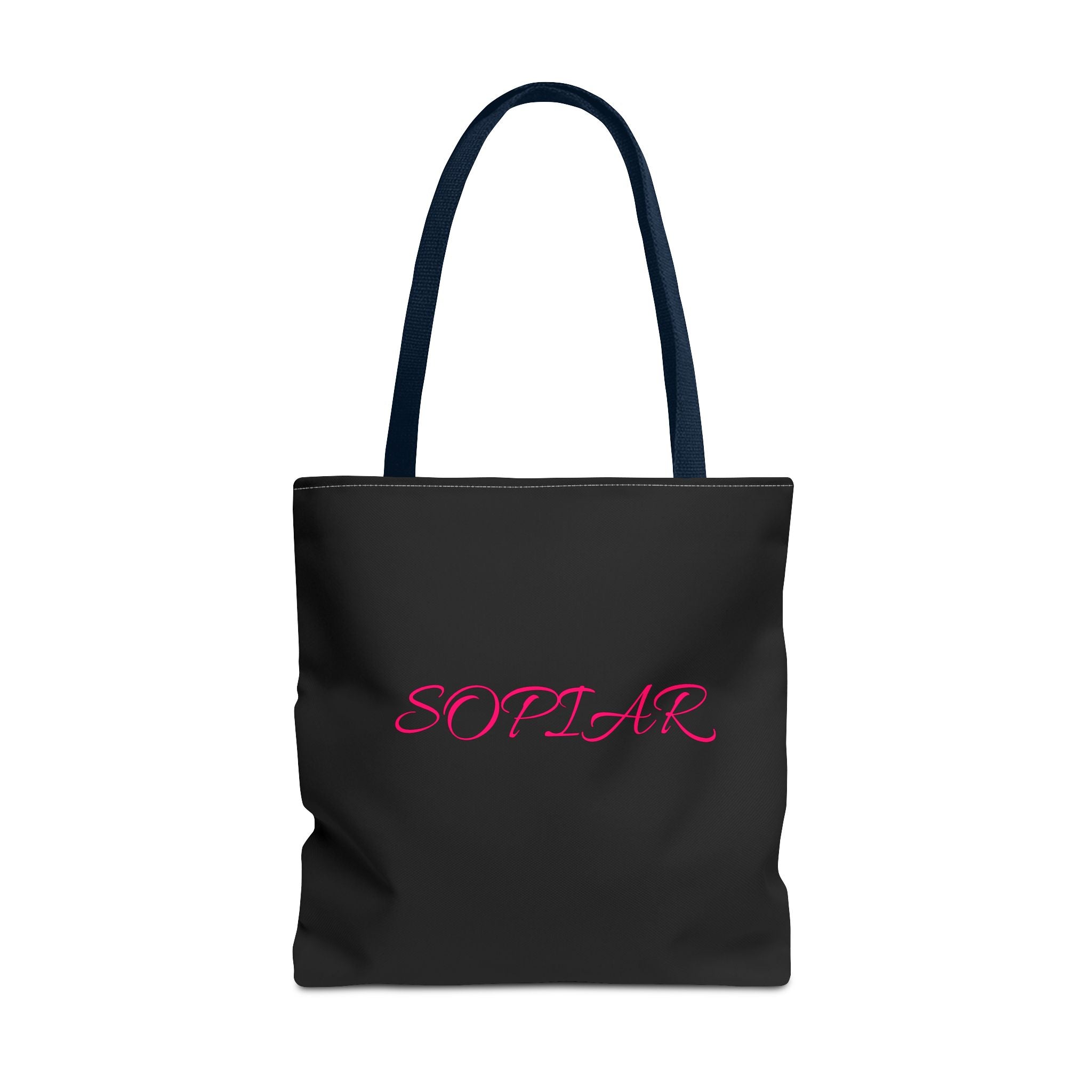 Personalized Script Name Tote Bag — Custom 'SOPHAR' Monogram Canvas Tote