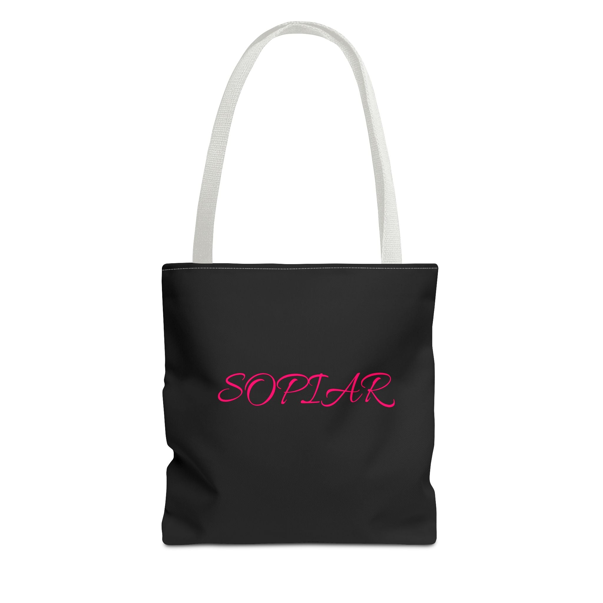 Personalized Script Name Tote Bag — Custom 'SOPHAR' Monogram Canvas Tote