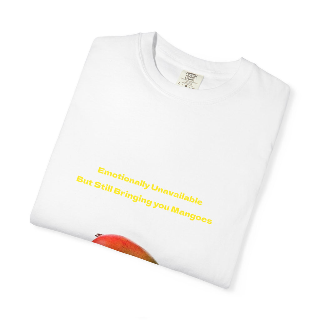 Mango Fruit Graphic T-Shirt — Tropical Sliced Mango Tee