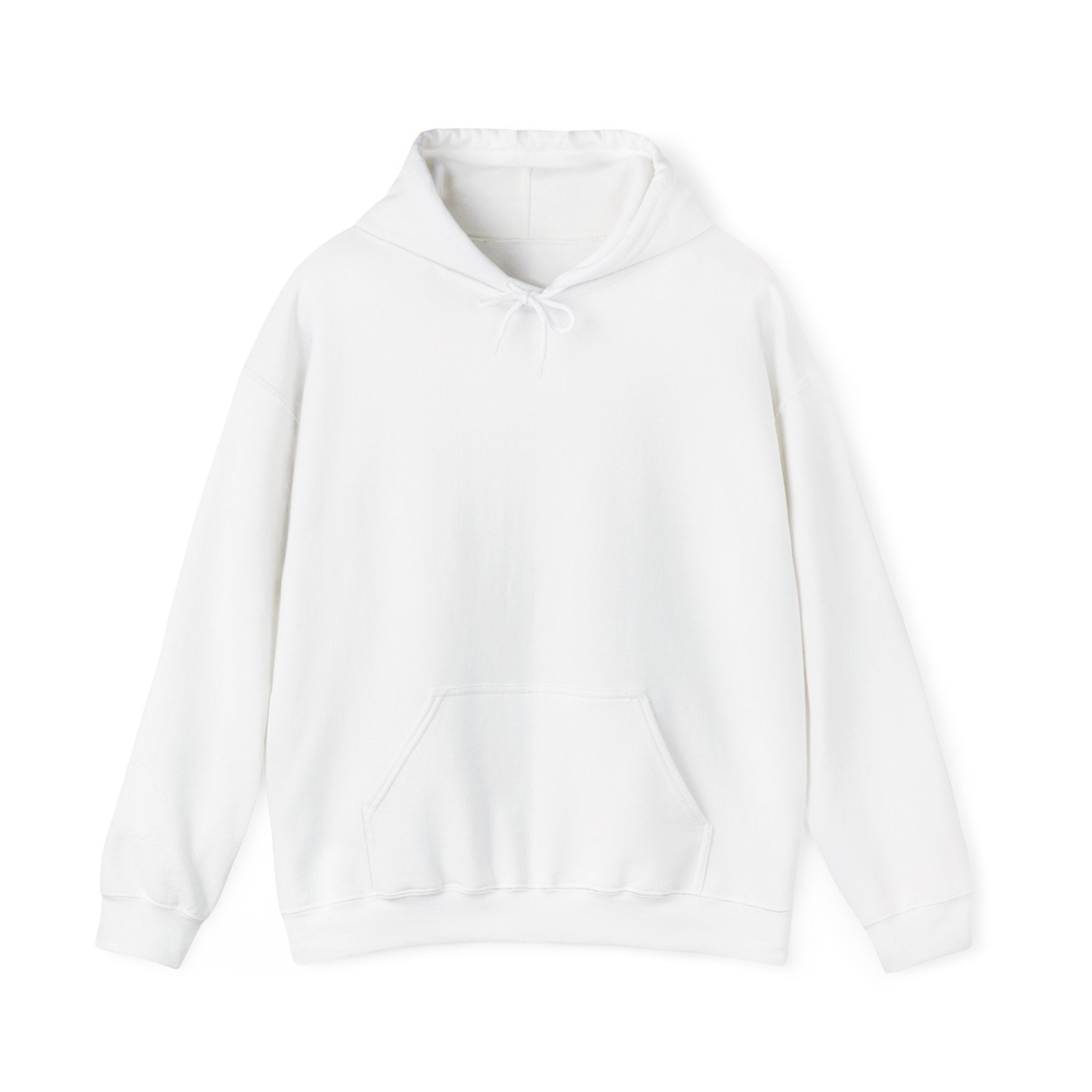 Classic White Hoodie — Blank Unisex Heavy Blend Hooded Sweatshirt