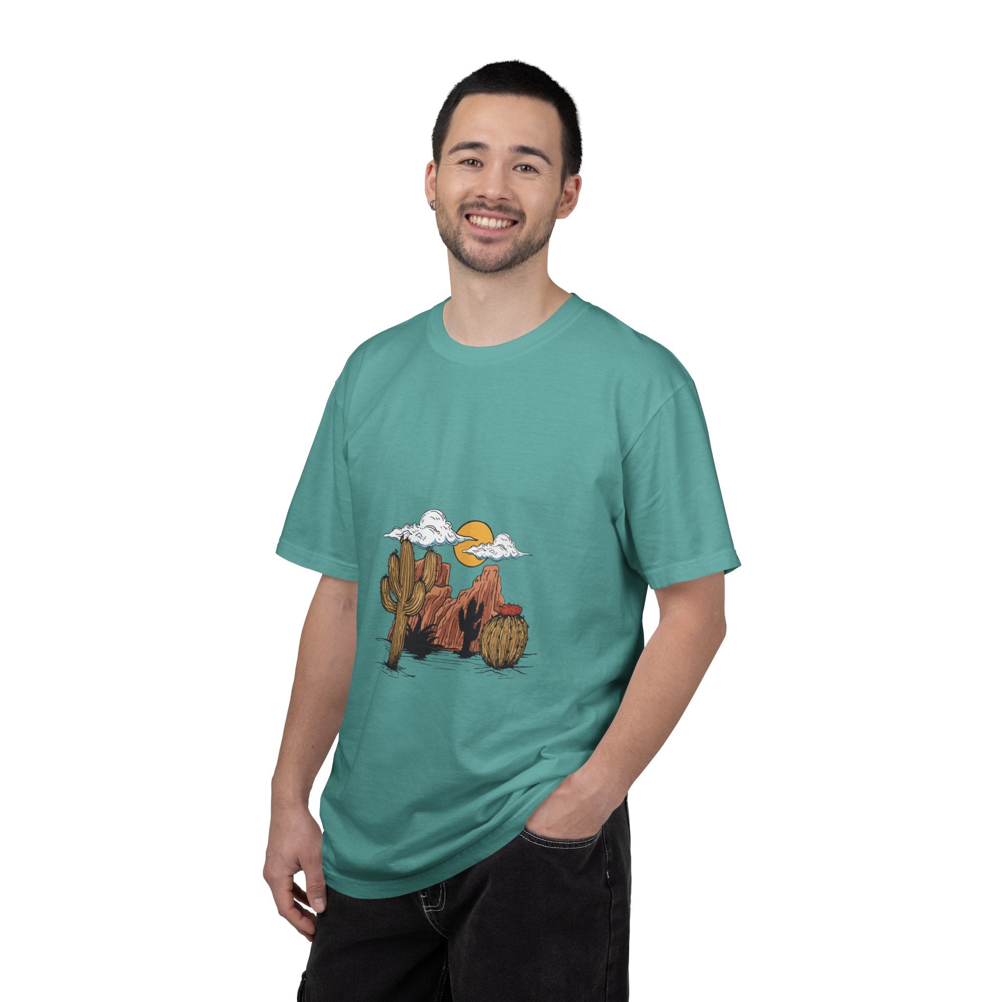 Desert Sunset Tee – Cactus & Mesa Graphic T-Shirt