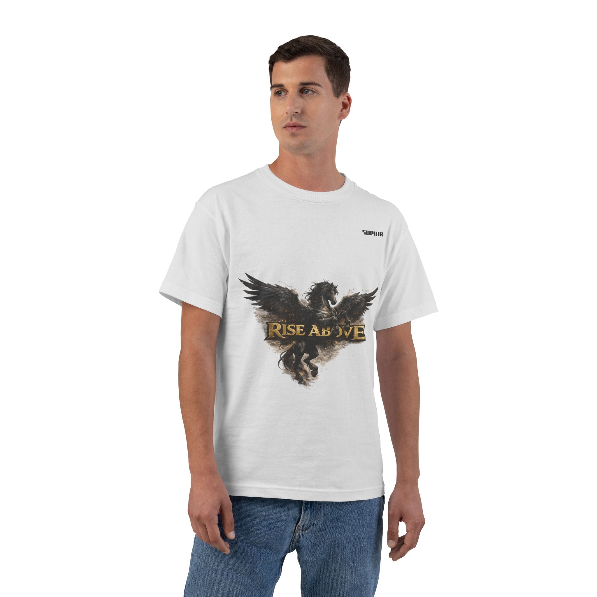 T-Shirt - Rise Above flying horse Graphic Tee