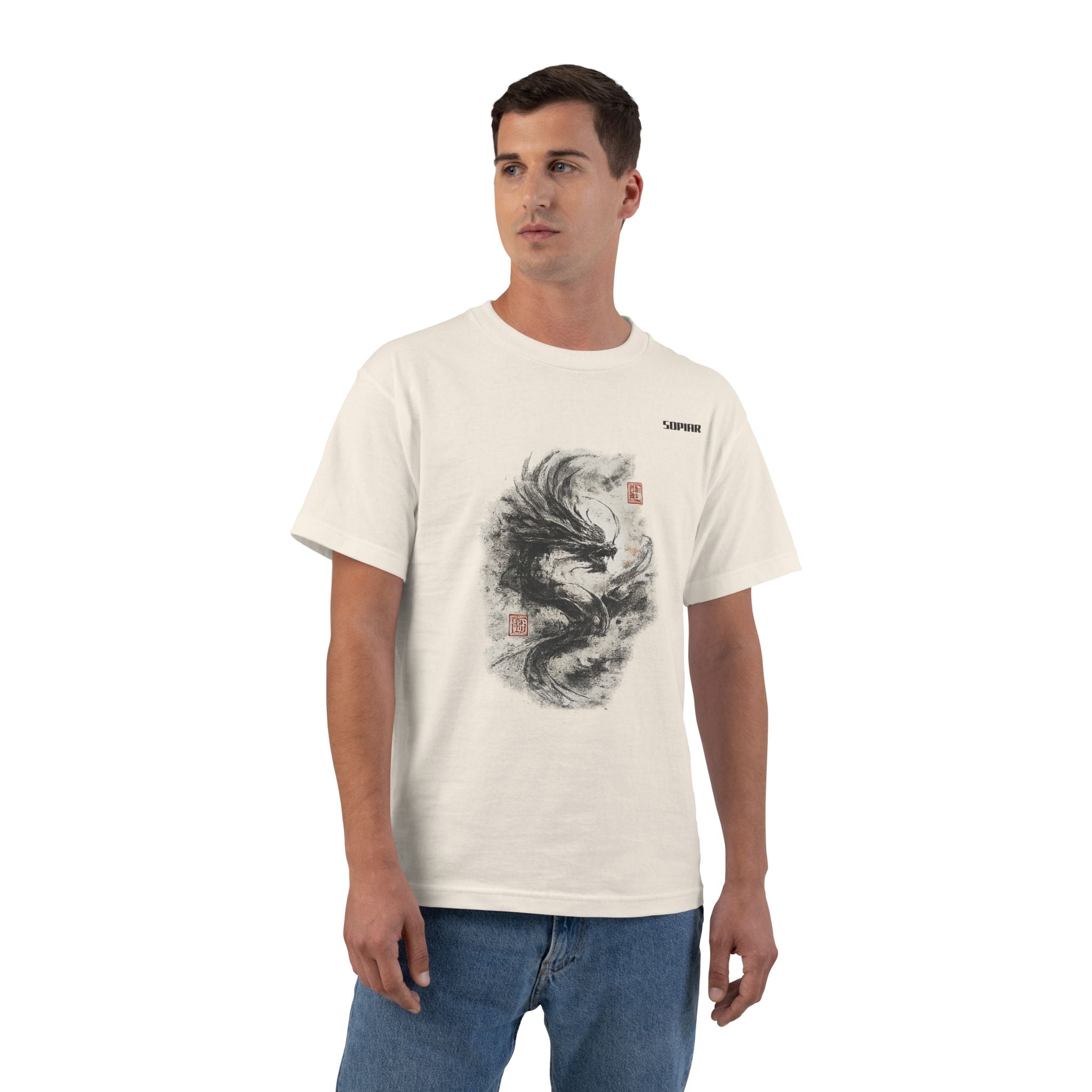 Dragon Ink Brushwork T-Shirt