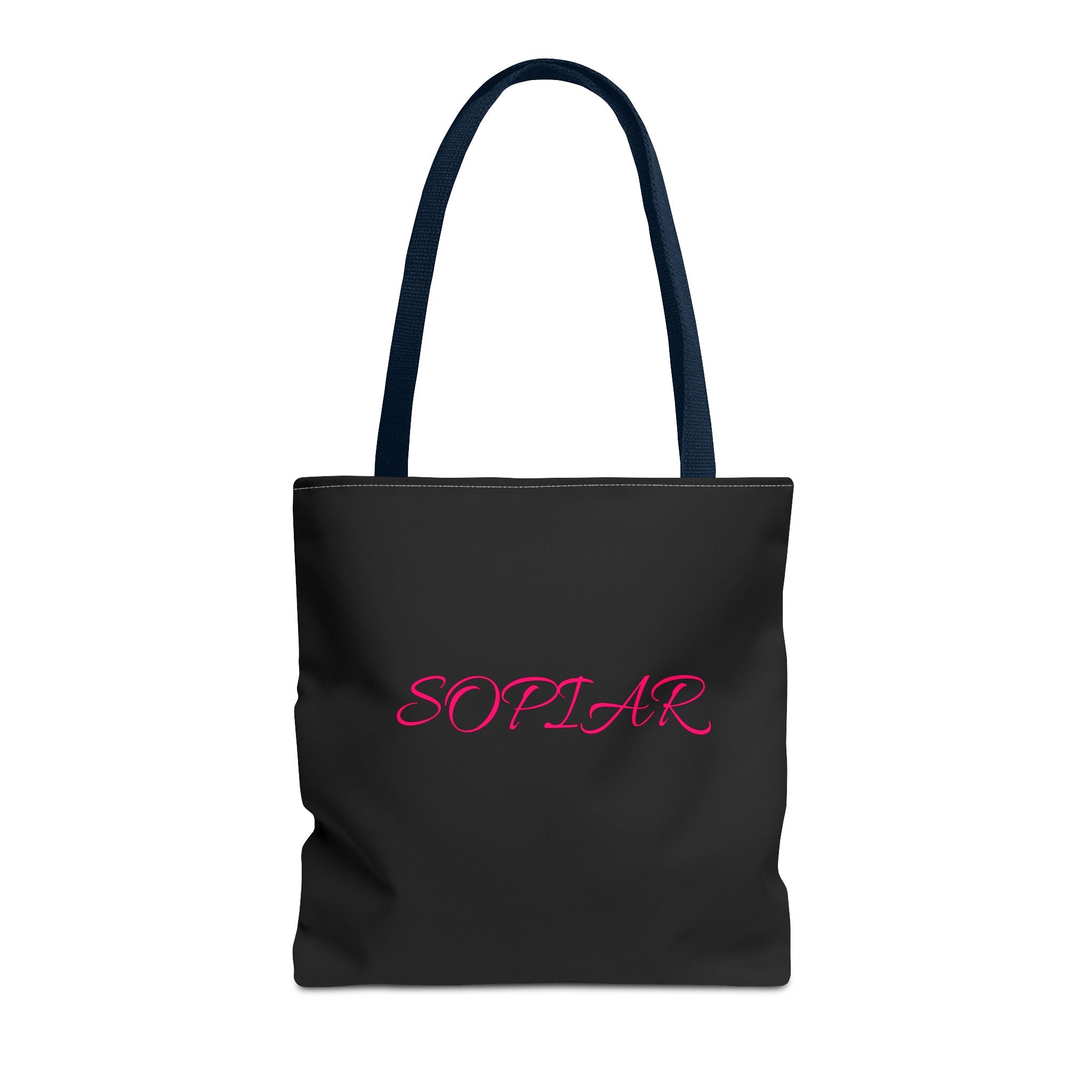 Personalized Script Name Tote Bag — Custom 'SOPHAR' Monogram Canvas Tote