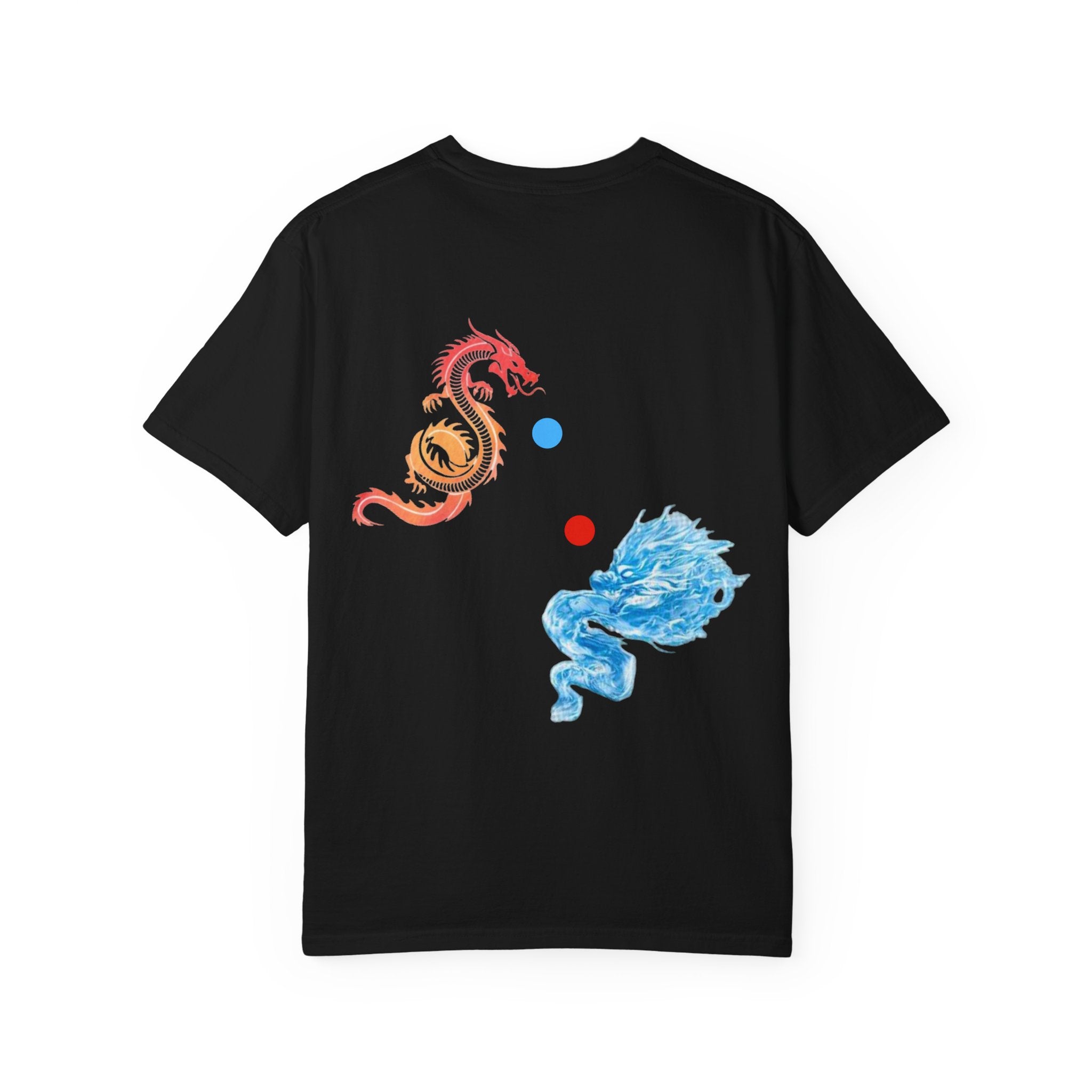 Dragon Yin-Yang T-Shirt — Fire & Water Back Print