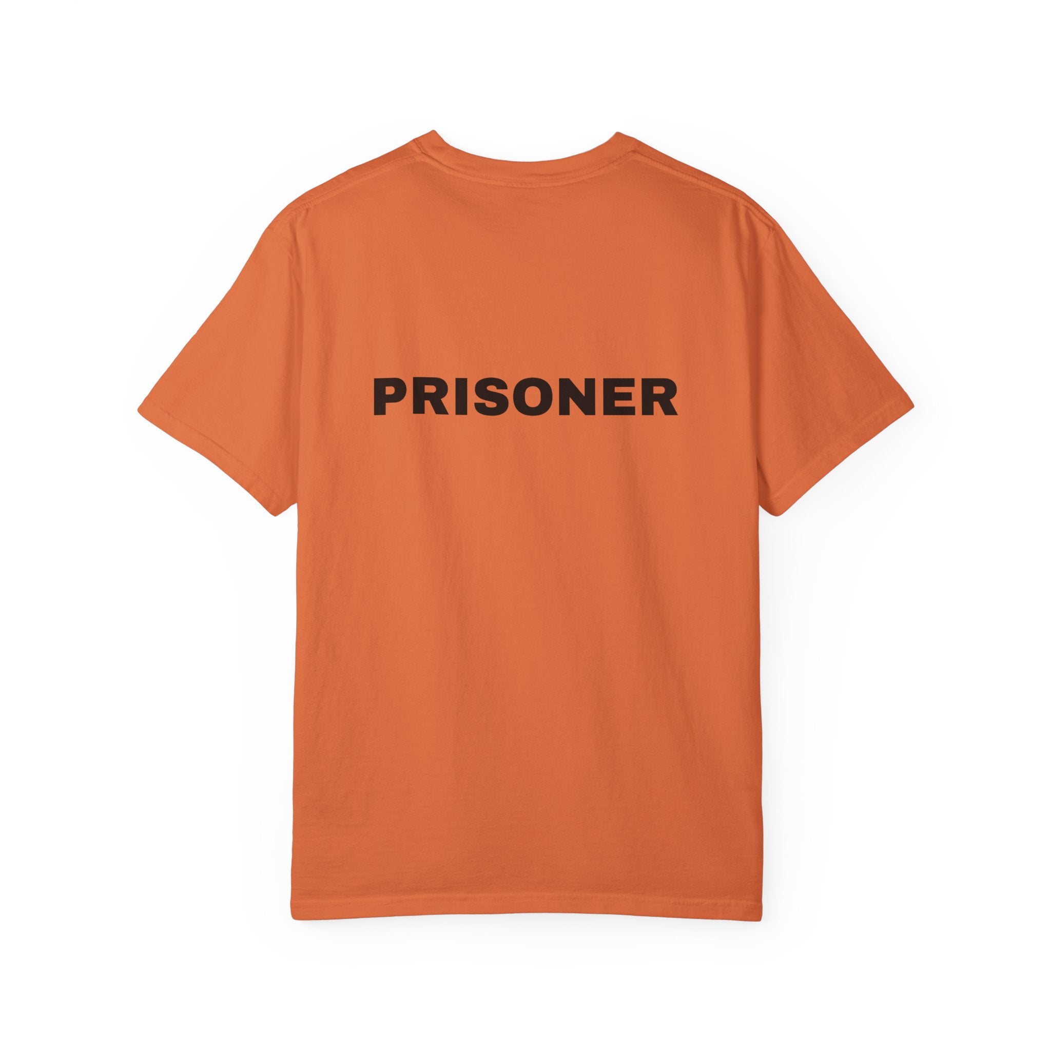 Inmate County Jail T-Shirt — Minimal Front Text Tee