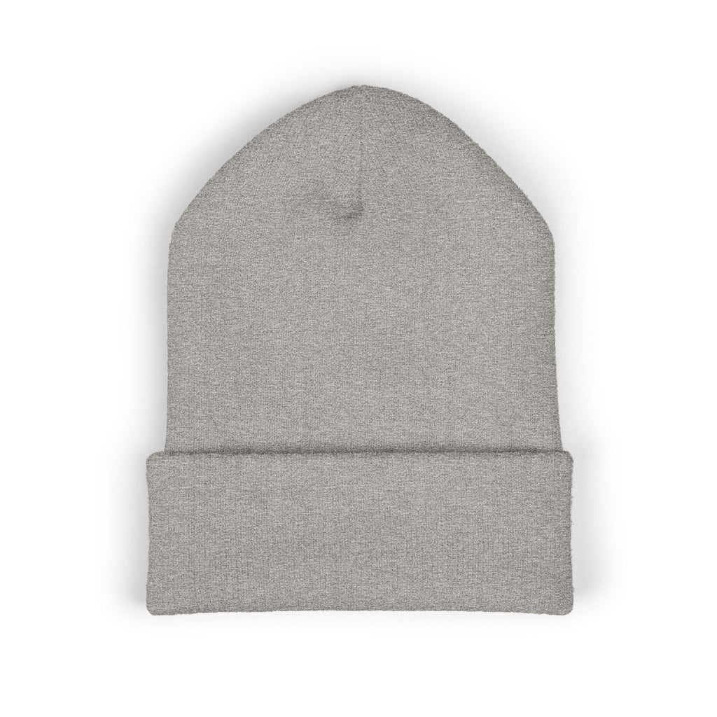 Embroidered 'SOPIAR' Cuffed Beanie — Classic Knit Winter Hat