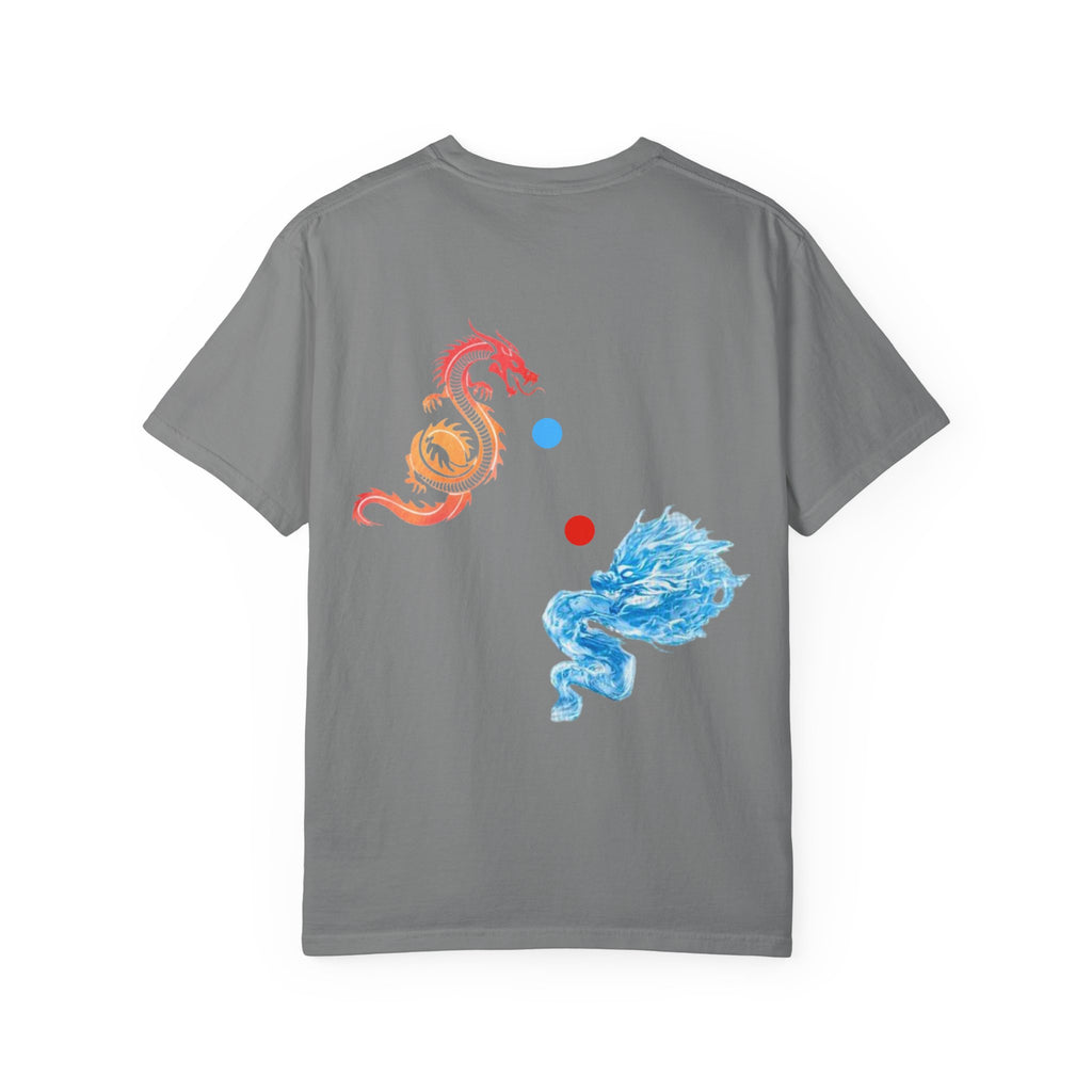 Dragon Yin-Yang T-Shirt — Fire & Water Back Print