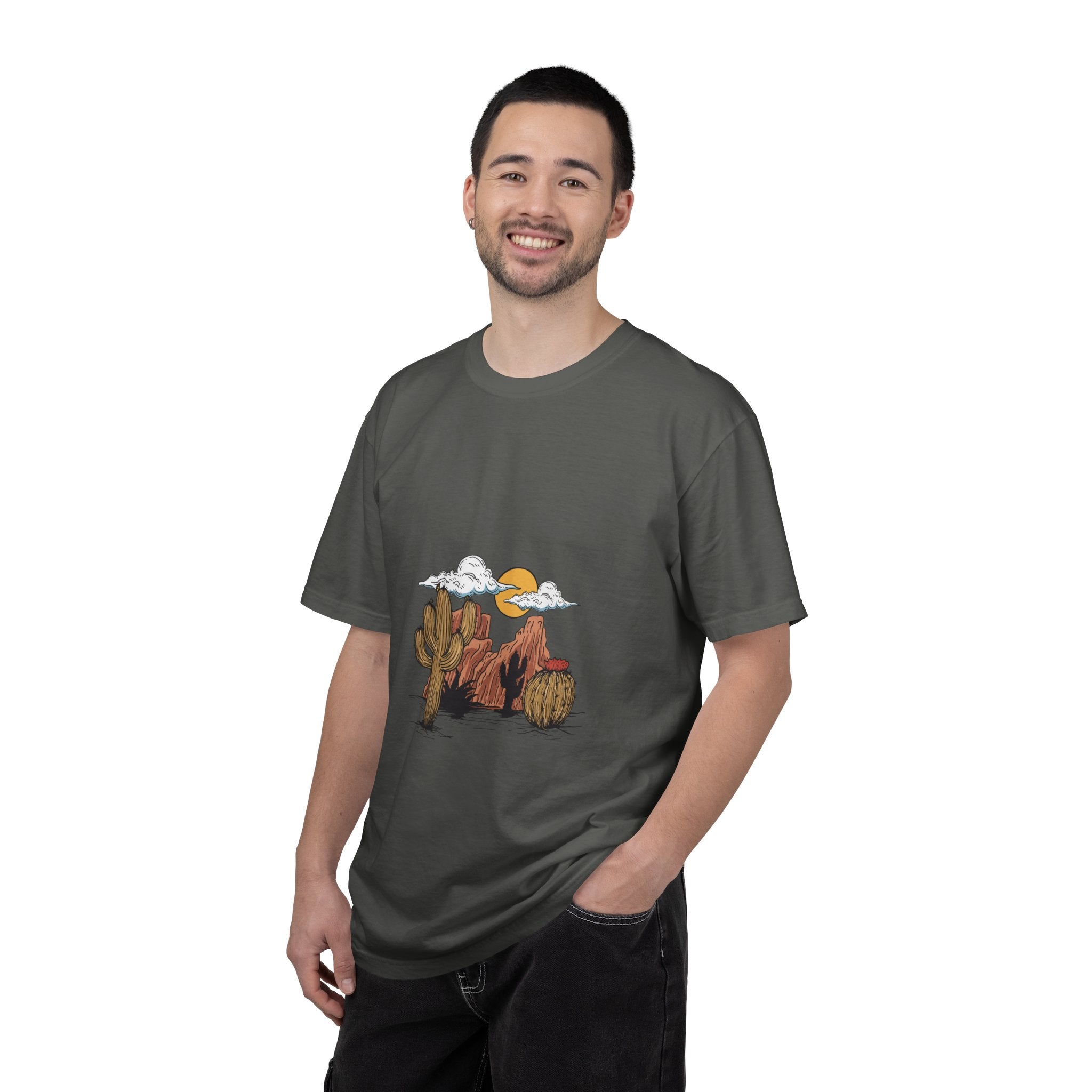 Desert Sunset Tee – Cactus & Mesa Graphic T-Shirt