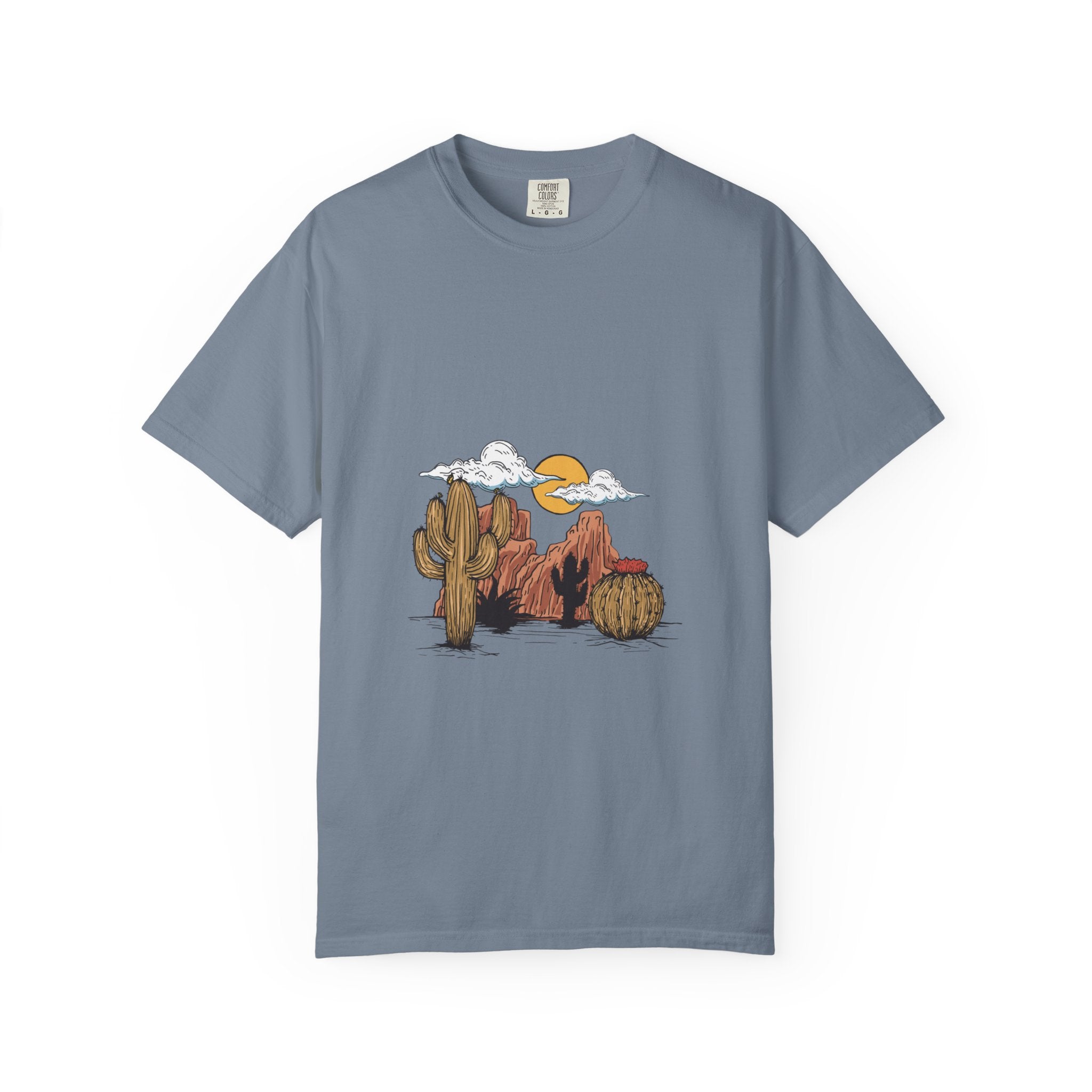 Desert Sunset Tee – Cactus & Mesa Graphic T-Shirt