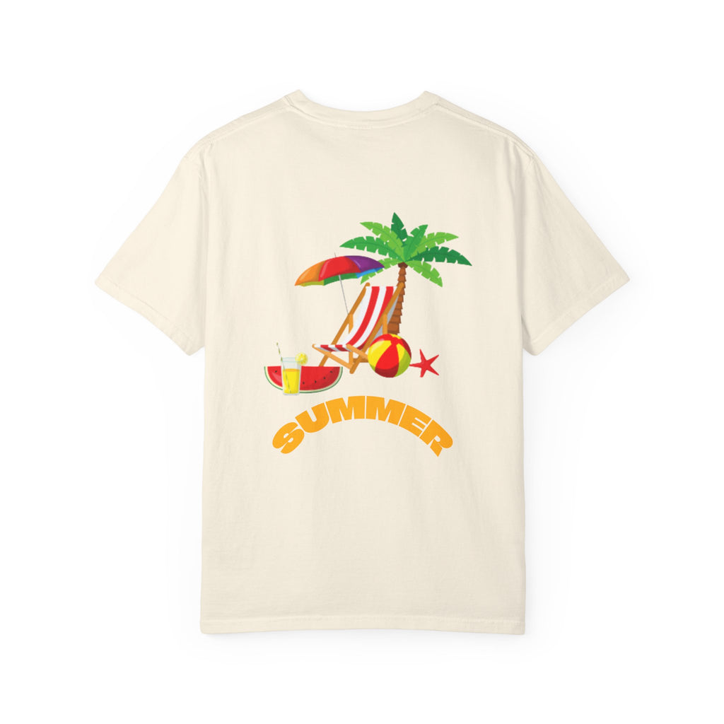 DJ Watermelon T-Shirt — Cute Summer Fruit Graphic Tee with Headphones and summer text