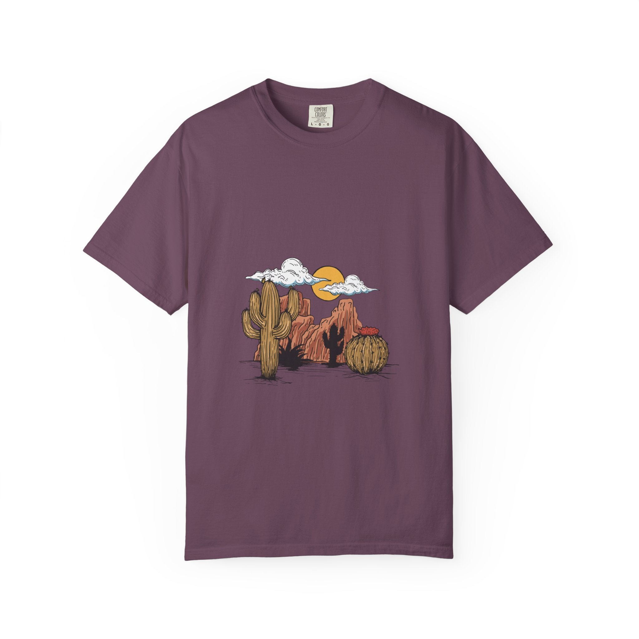 Desert Sunset Tee – Cactus & Mesa Graphic T-Shirt
