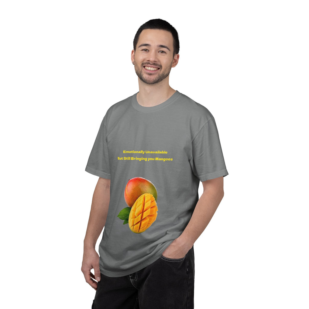 Mango Fruit Graphic T-Shirt — Tropical Sliced Mango Tee
