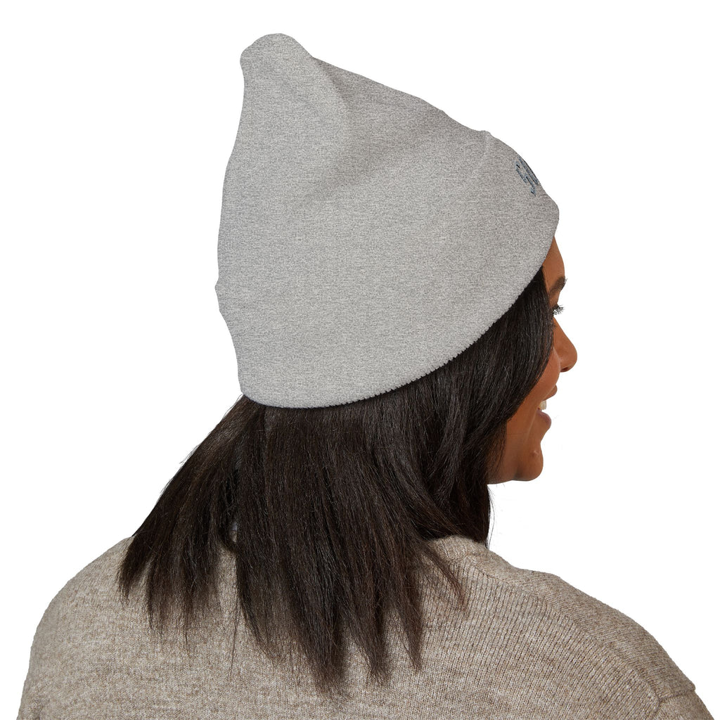 Embroidered 'SOPIAR' Cuffed Beanie — Classic Knit Winter Hat