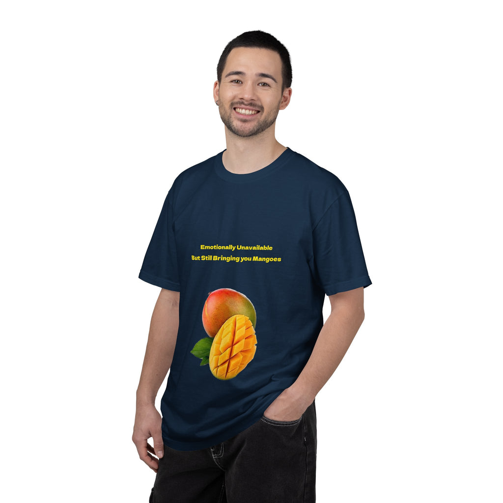 Mango Fruit Graphic T-Shirt — Tropical Sliced Mango Tee
