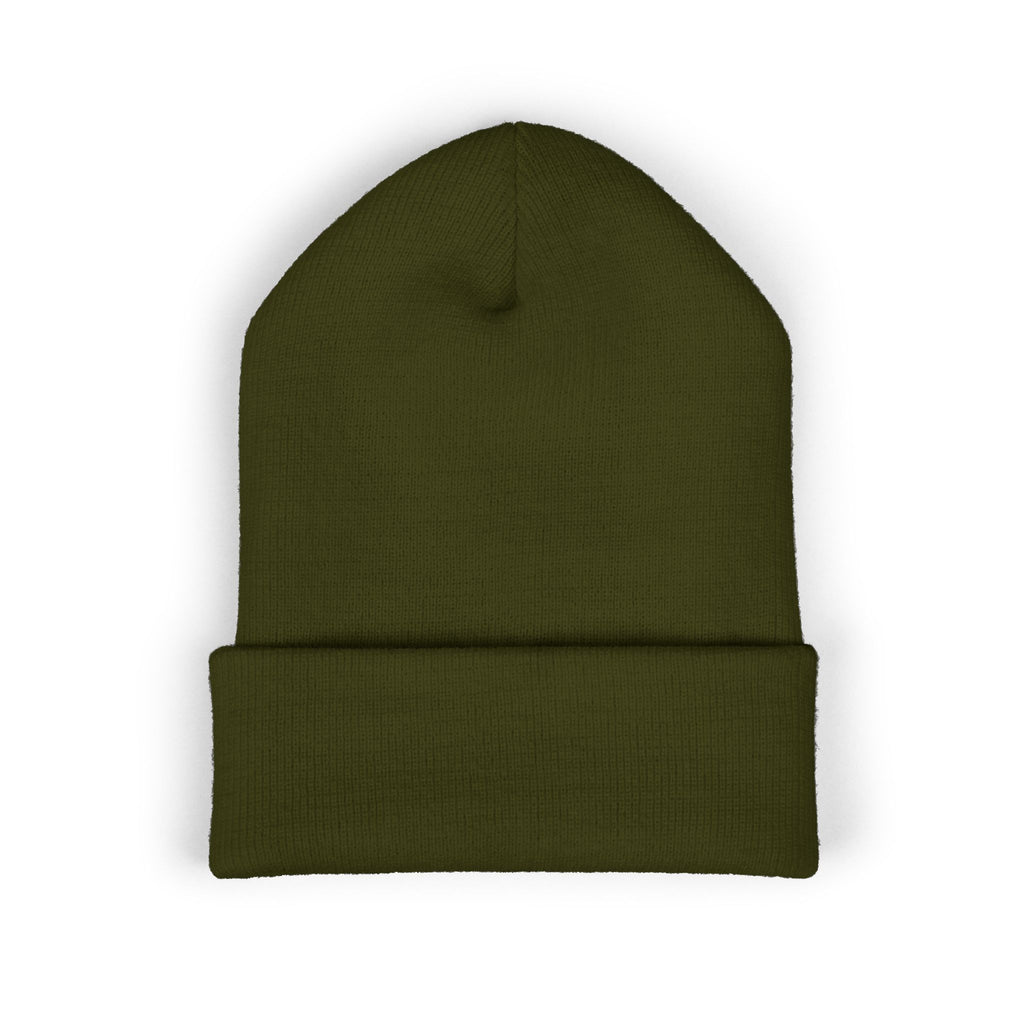 Embroidered 'SOPIAR' Cuffed Beanie — Classic Knit Winter Hat