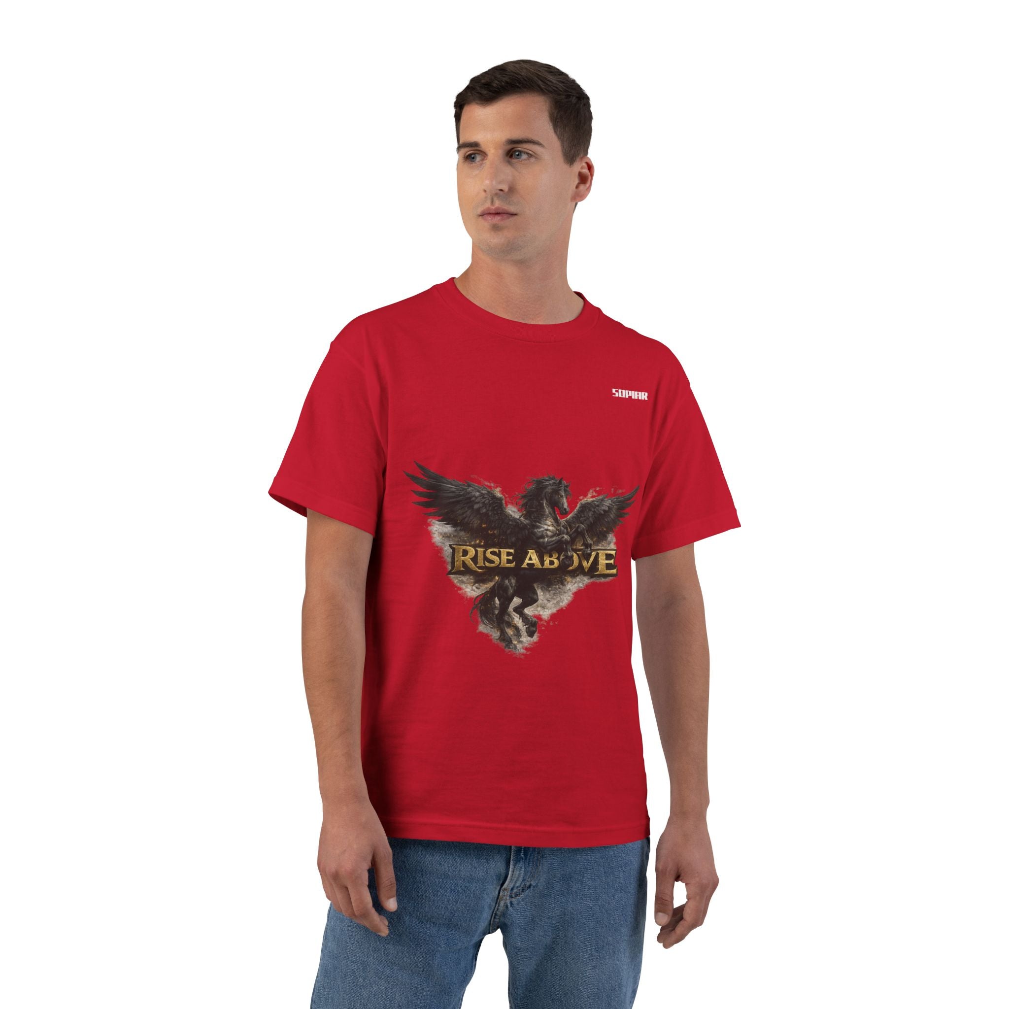 T-Shirt - Rise Above flying horse Graphic Tee