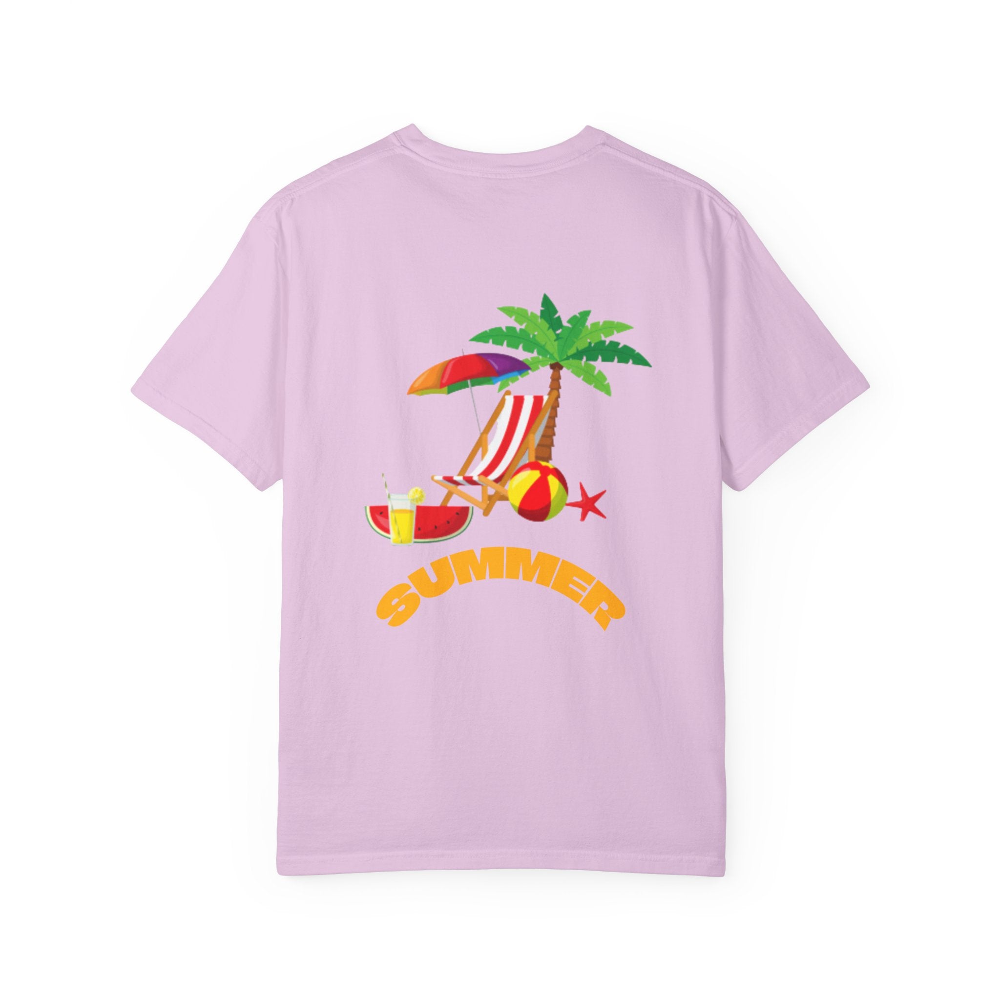 DJ Watermelon T-Shirt — Cute Summer Fruit Graphic Tee with Headphones and summer text