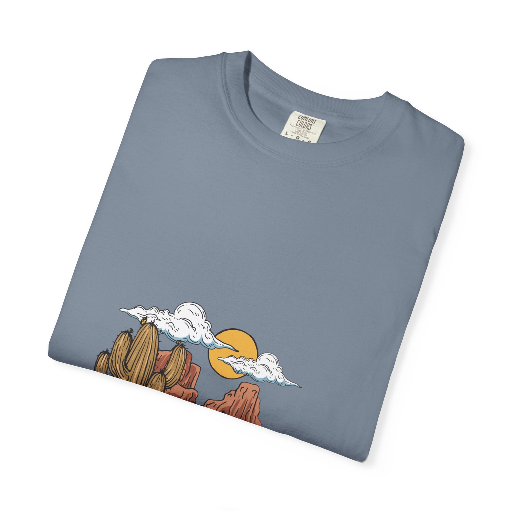 Desert Sunset Tee – Cactus & Mesa Graphic T-Shirt