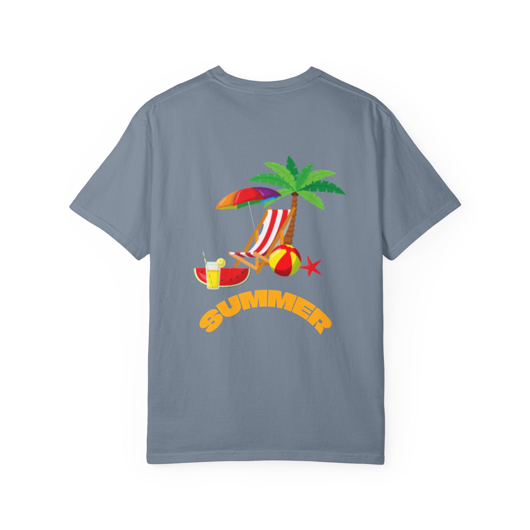 DJ Watermelon T-Shirt — Cute Summer Fruit Graphic Tee with Headphones and summer text