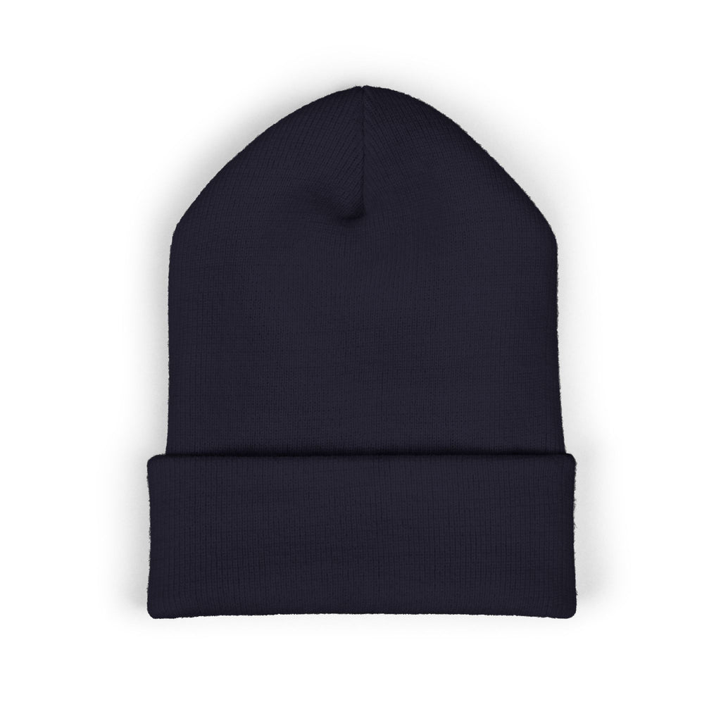 Embroidered 'SOPIAR' Cuffed Beanie — Classic Knit Winter Hat