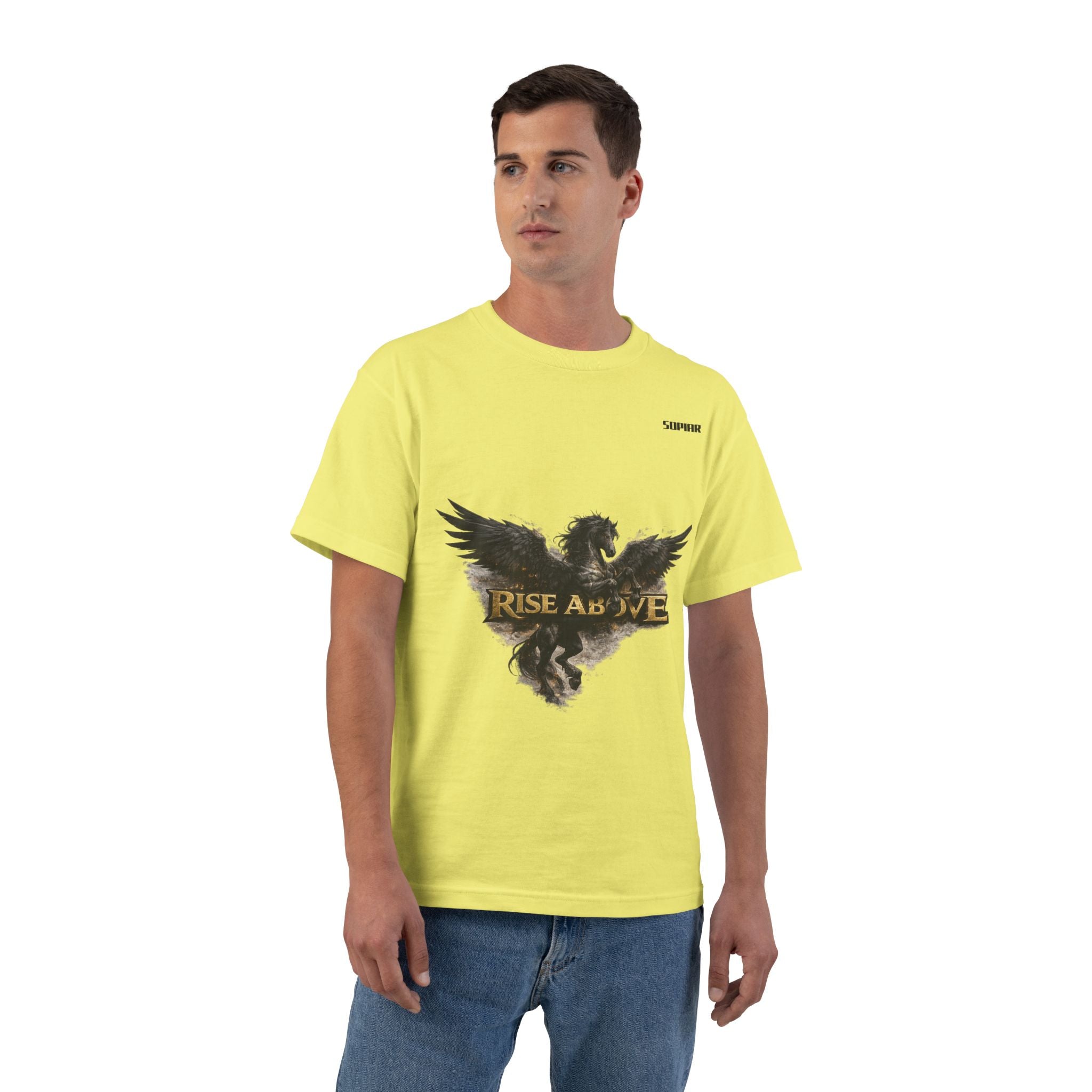 T-Shirt - Rise Above flying horse Graphic Tee