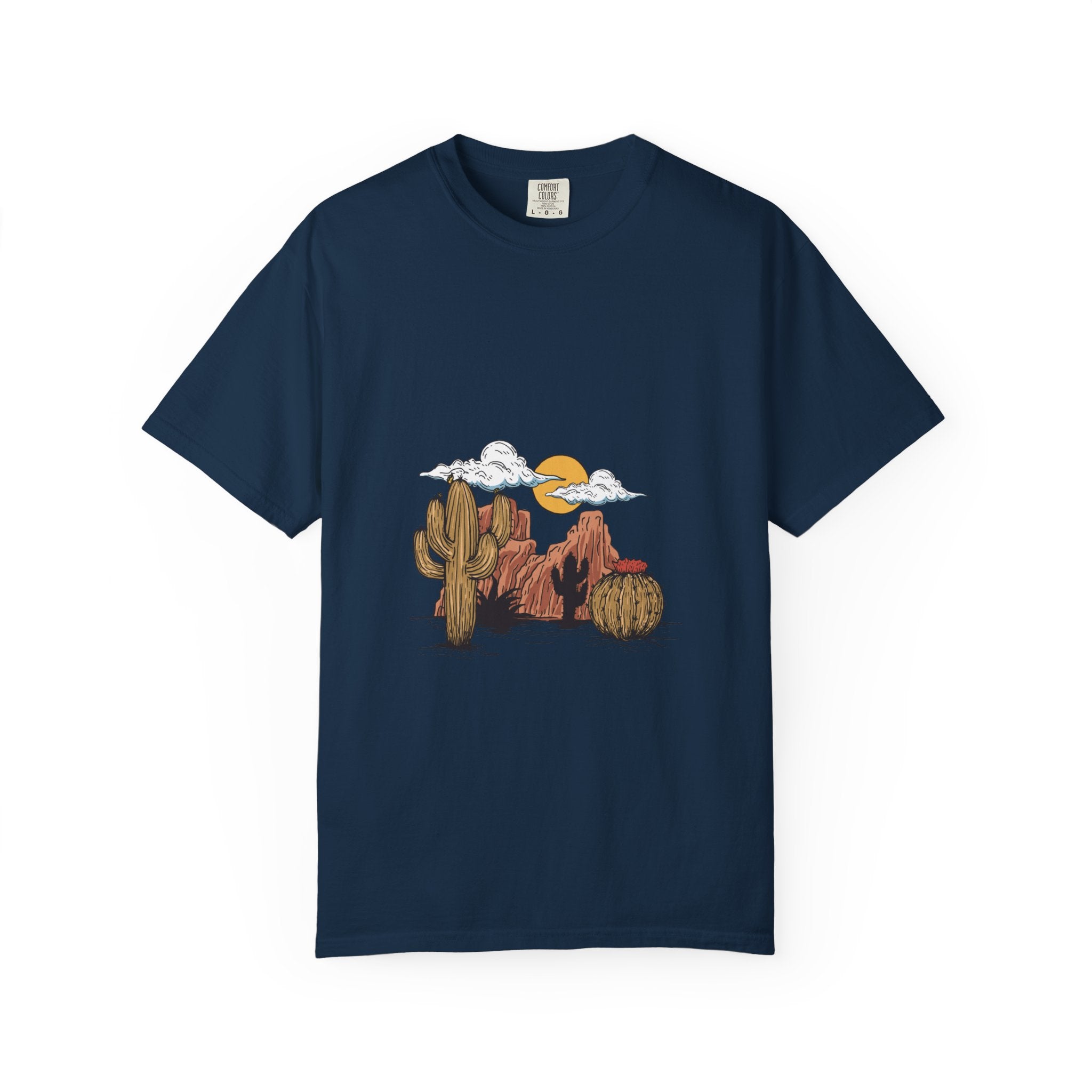 Desert Sunset Tee – Cactus & Mesa Graphic T-Shirt