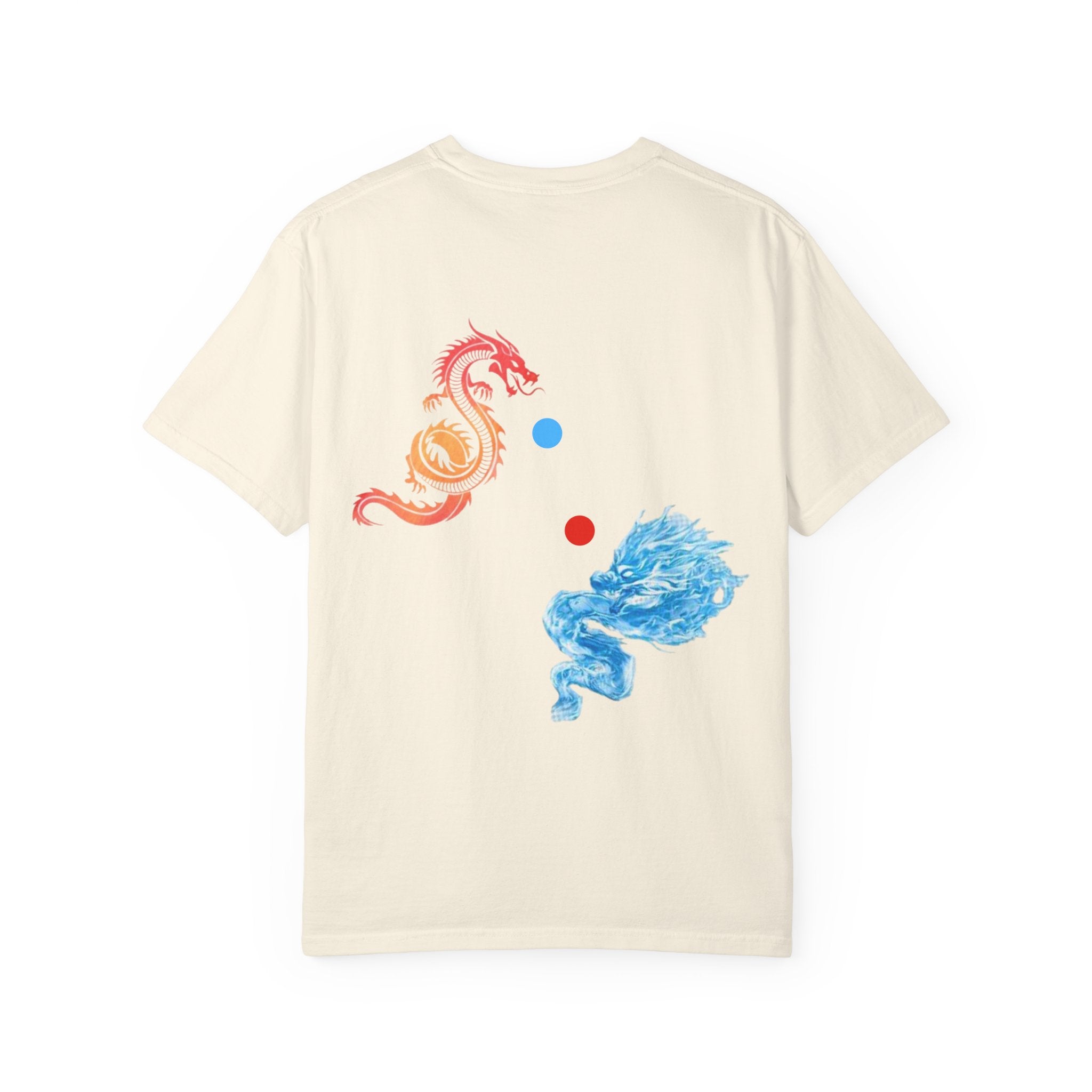 Dragon Yin-Yang T-Shirt — Fire & Water Back Print