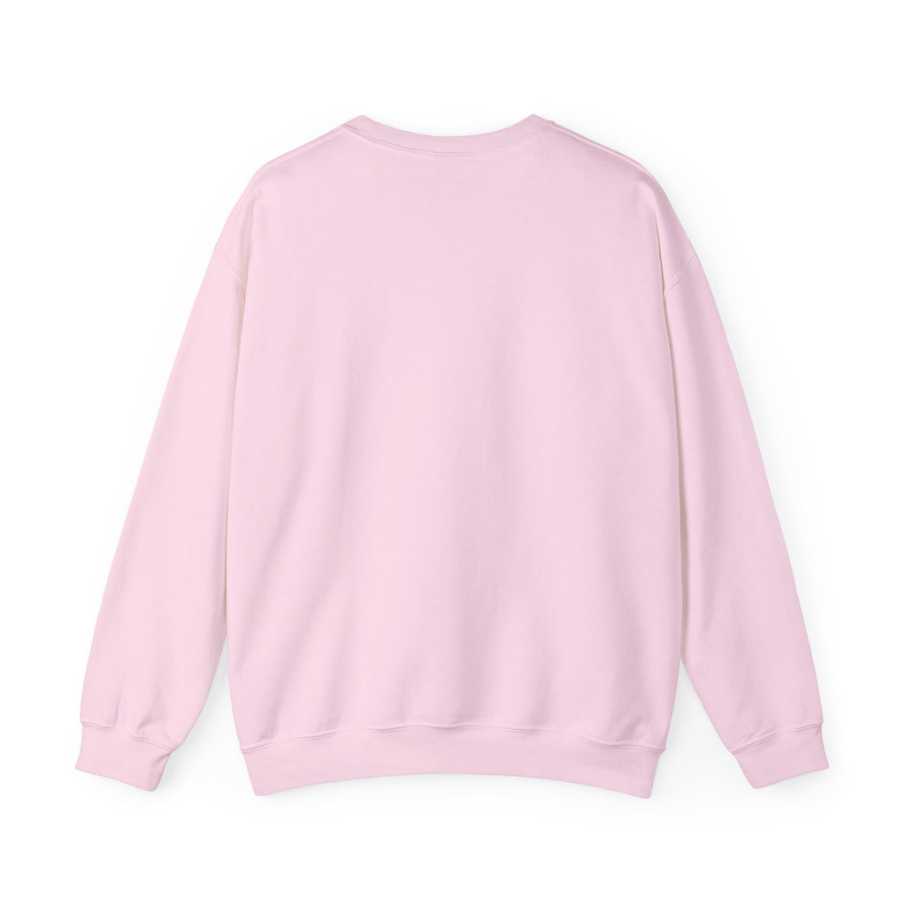 Crewneck Sweatshirt — 'Where I Find Peace' Vintage Pink Car Graphic