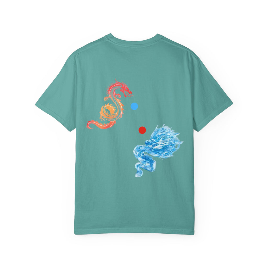 Dragon Yin-Yang T-Shirt — Fire & Water Back Print