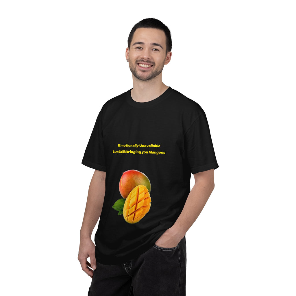 Mango Fruit Graphic T-Shirt — Tropical Sliced Mango Tee