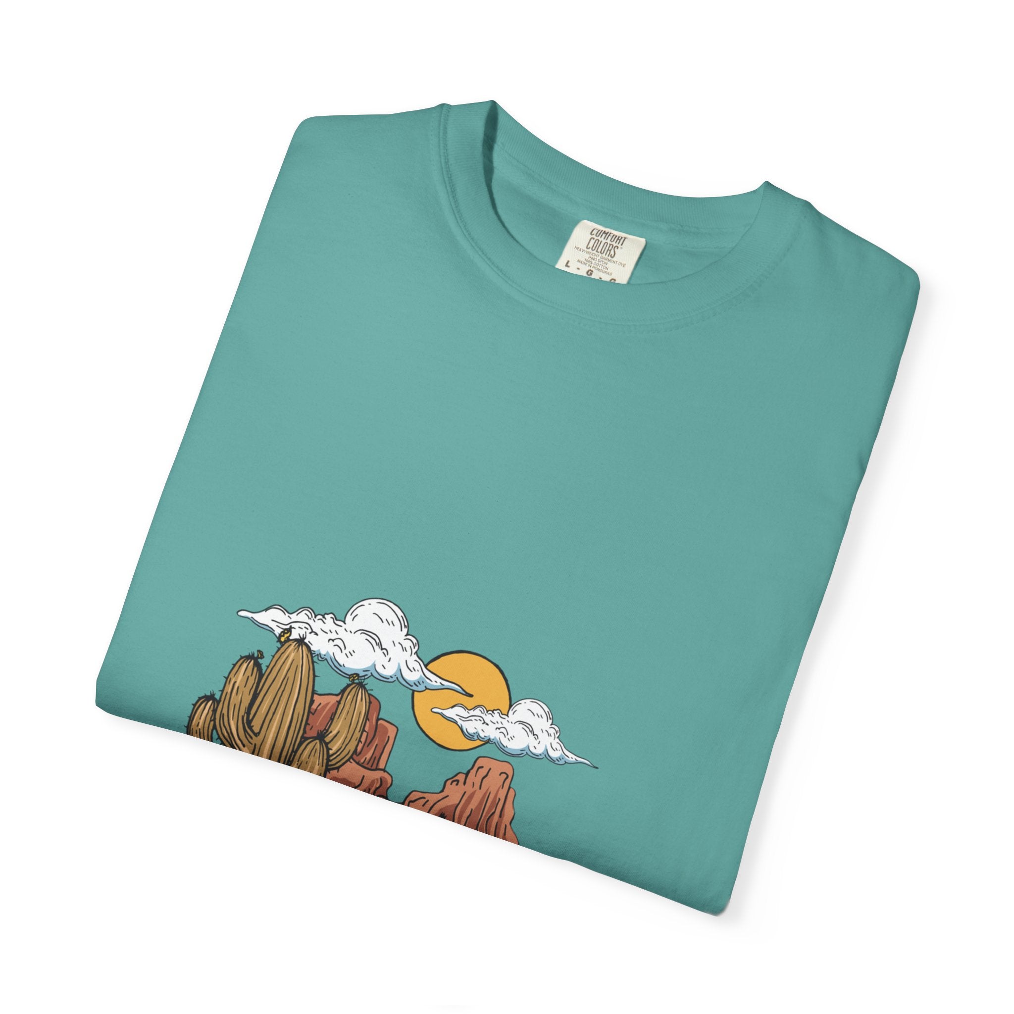 Desert Sunset Tee – Cactus & Mesa Graphic T-Shirt