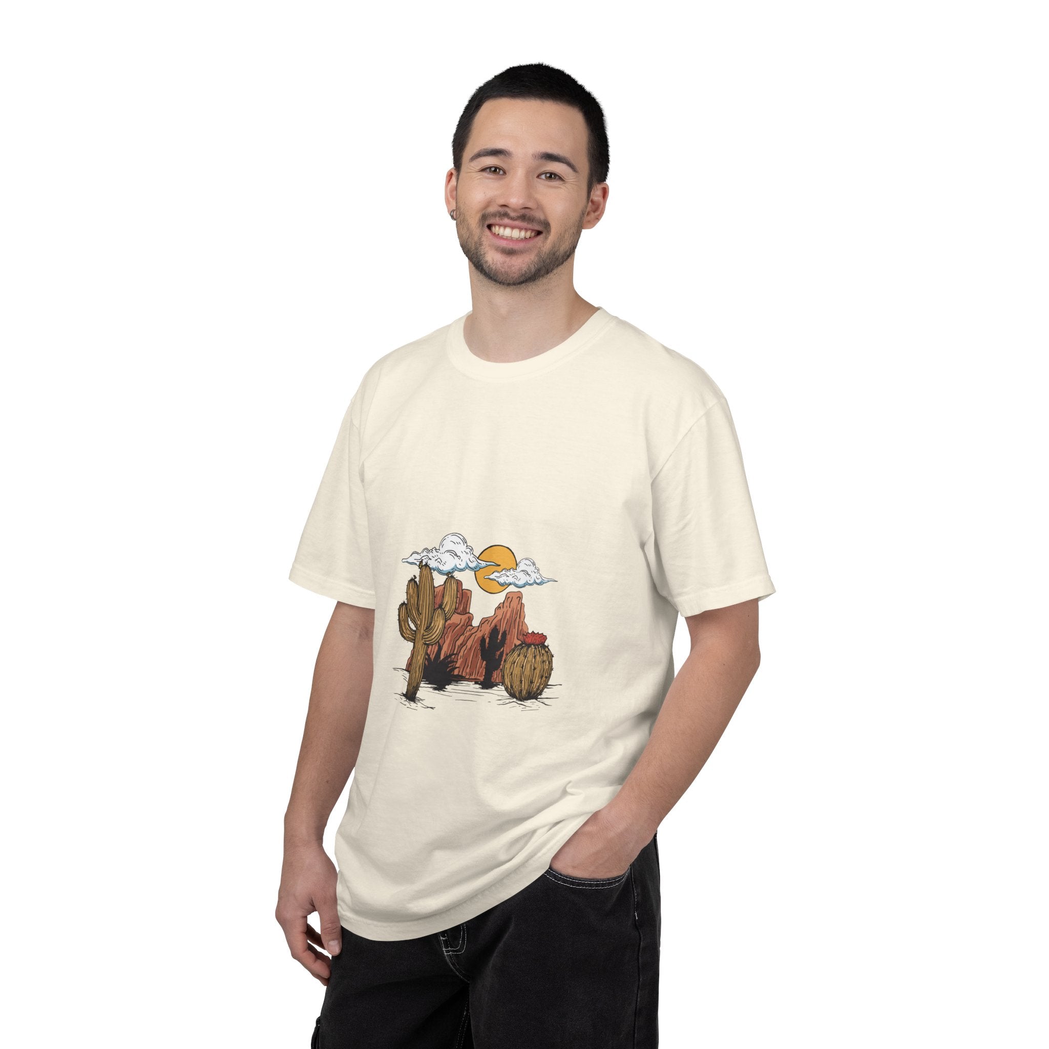 Desert Sunset Tee – Cactus & Mesa Graphic T-Shirt