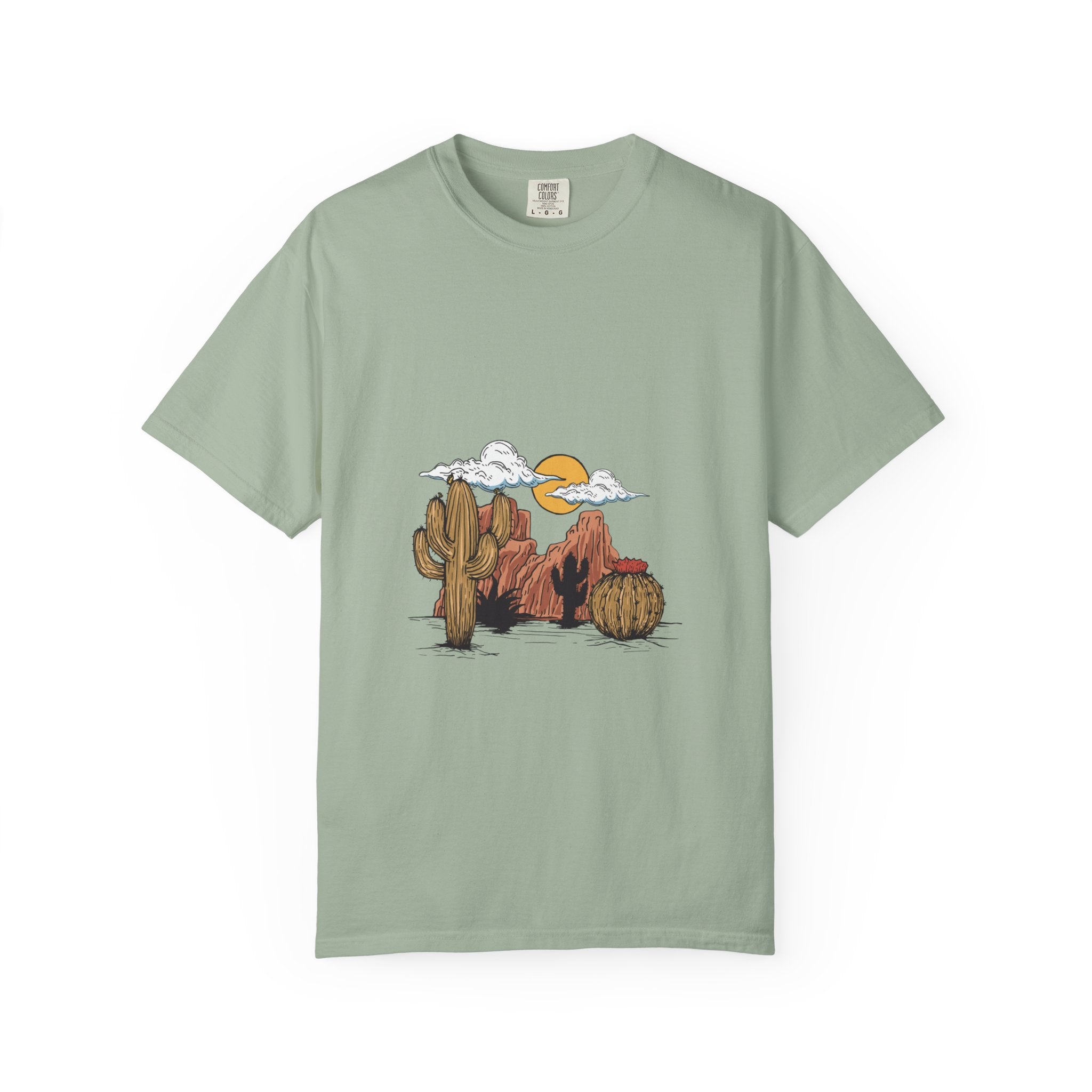 Desert Sunset Tee – Cactus & Mesa Graphic T-Shirt
