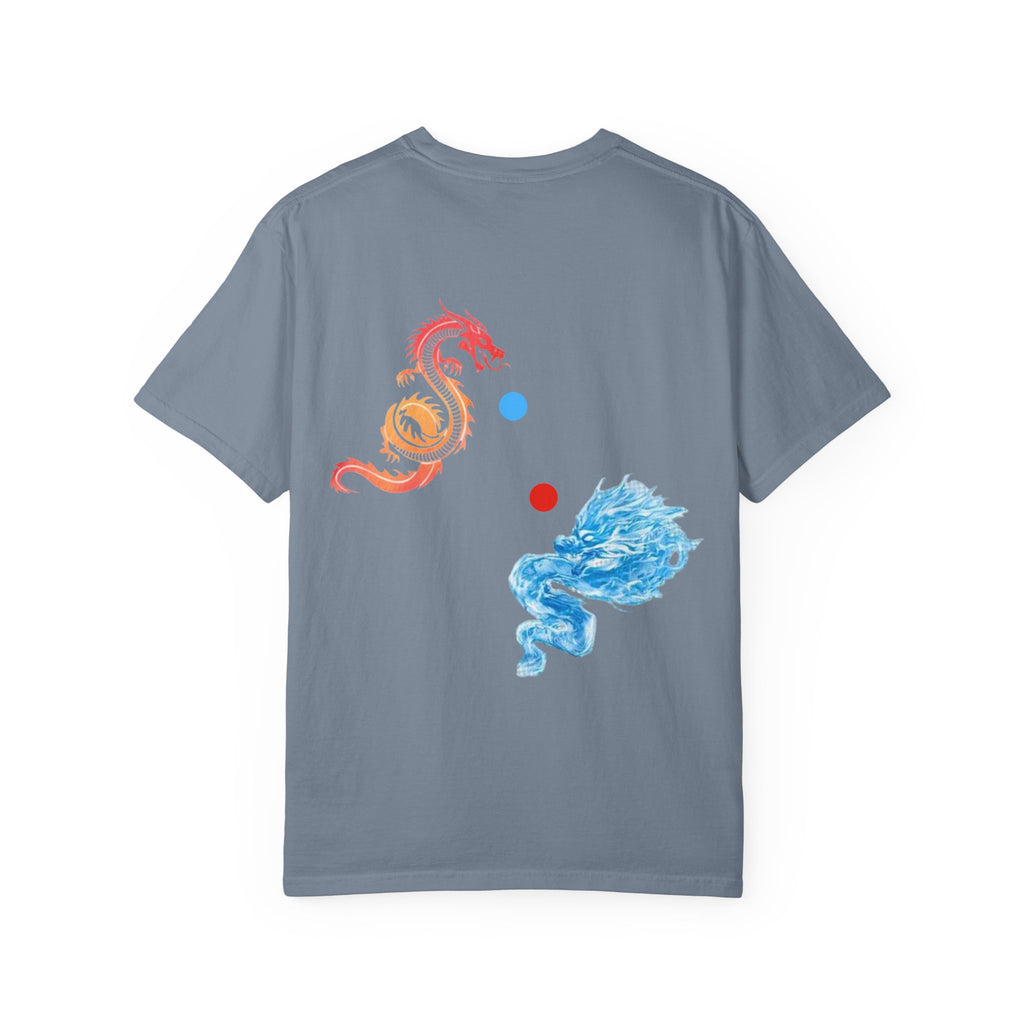 Dragon Yin-Yang T-Shirt — Fire & Water Back Print