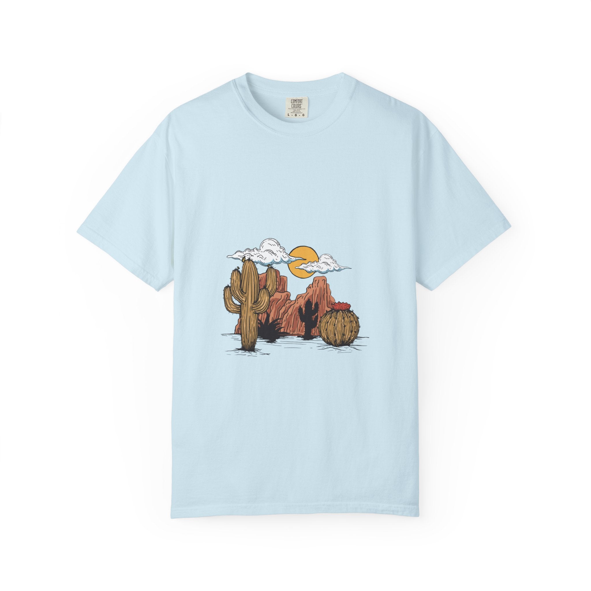 Desert Sunset Tee – Cactus & Mesa Graphic T-Shirt