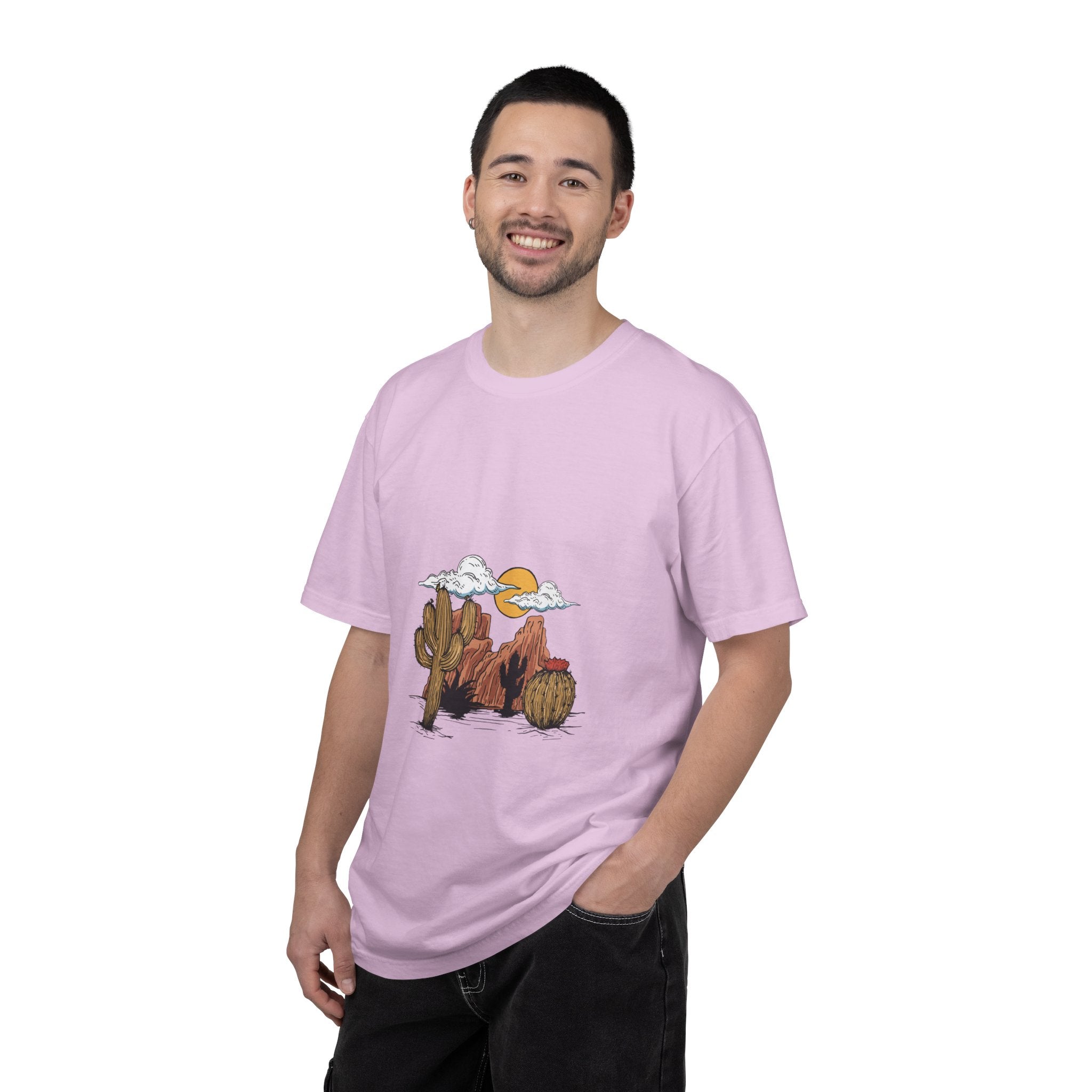 Desert Sunset Tee – Cactus & Mesa Graphic T-Shirt
