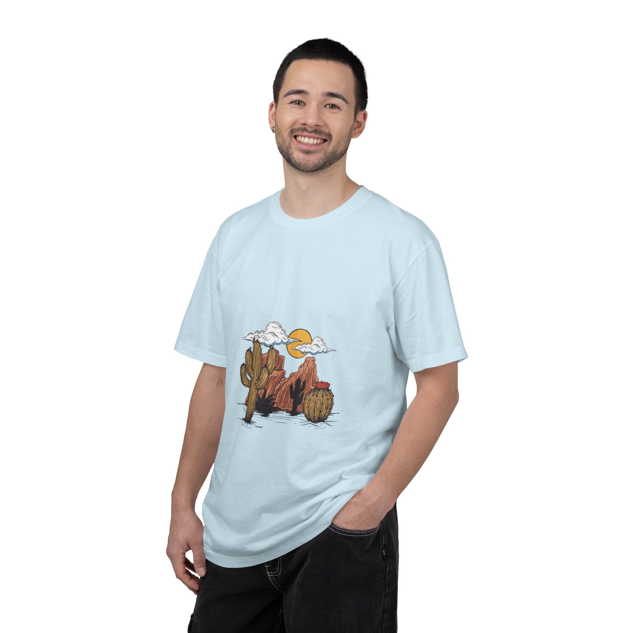 Desert Sunset Tee – Cactus & Mesa Graphic T-Shirt