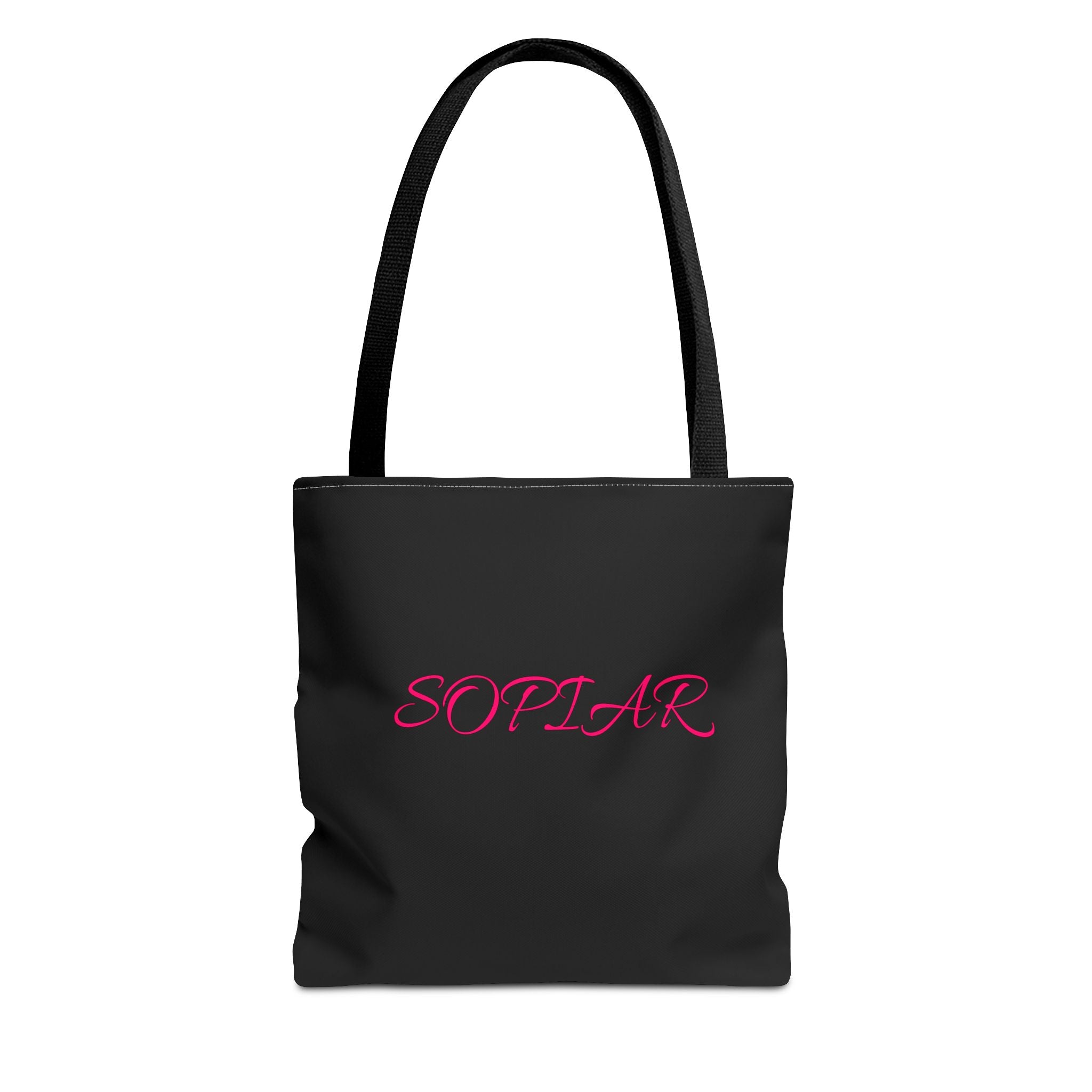 Personalized Script Name Tote Bag — Custom 'SOPHAR' Monogram Canvas Tote