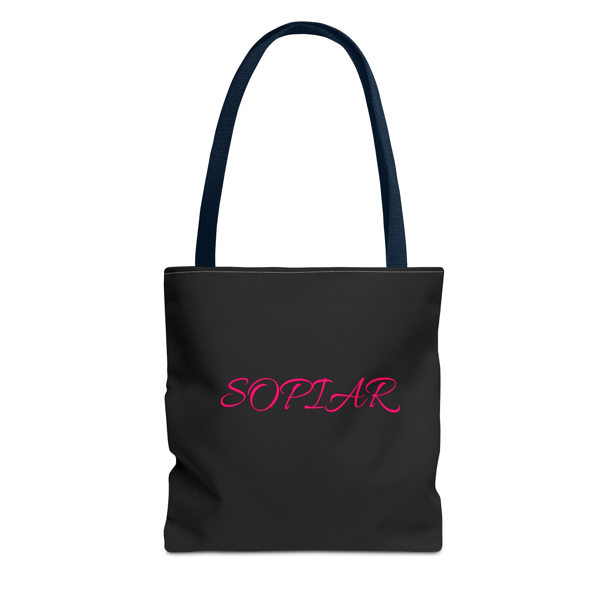 Personalized Script Name Tote Bag — Custom 'SOPHAR' Monogram Canvas Tote