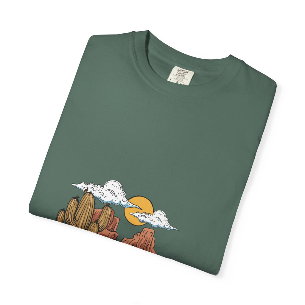 Desert Sunset Tee – Cactus & Mesa Graphic T-Shirt