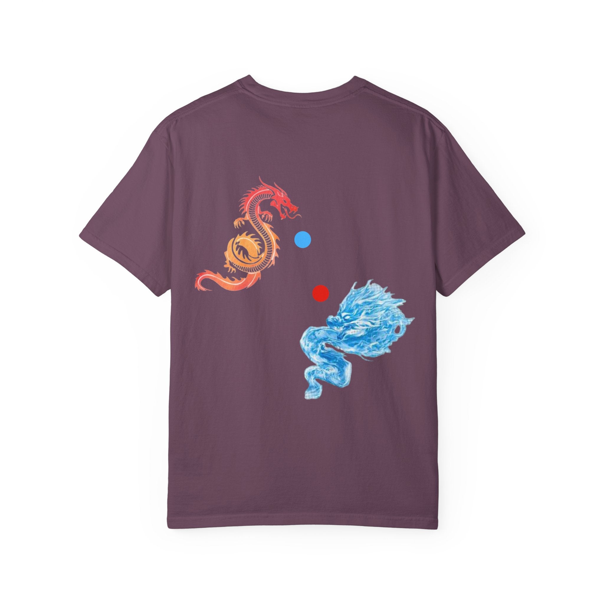 Dragon Yin-Yang T-Shirt — Fire & Water Back Print
